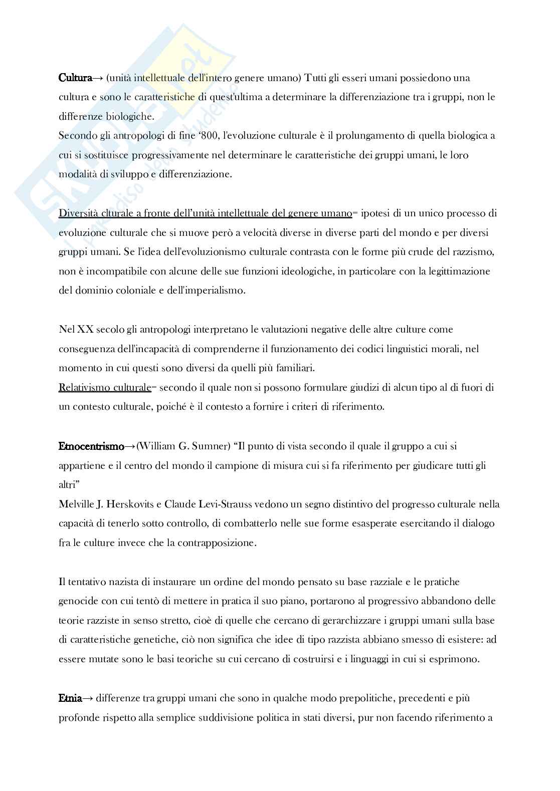 Antropologia culturale   Pag. 11
