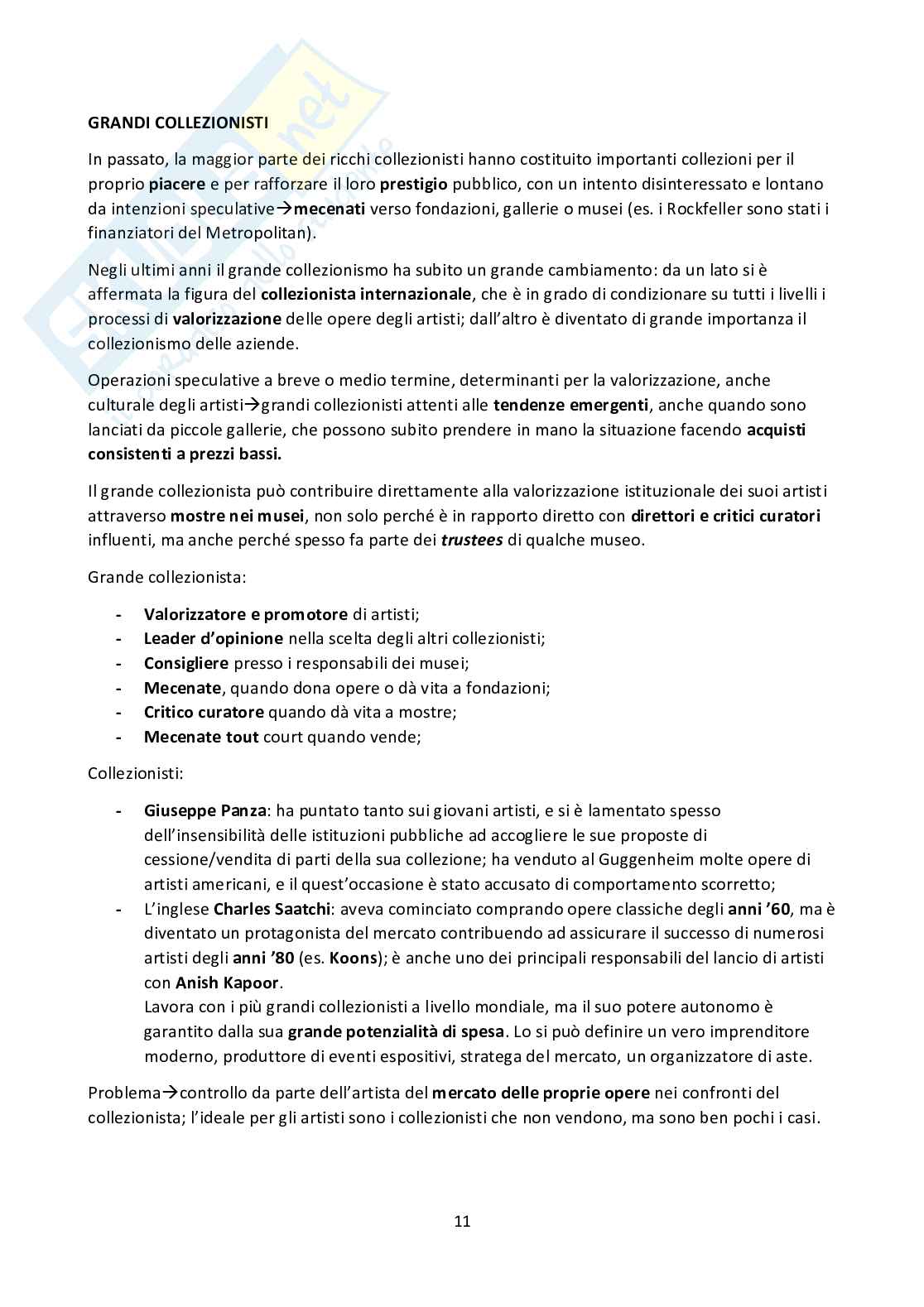 Riassunto esame Storia dell'arte contemporanea, Prof. Di Raddo Elena, libro consigliato Il sistema dell'arte contemporanea, Francesco Poli Pag. 11