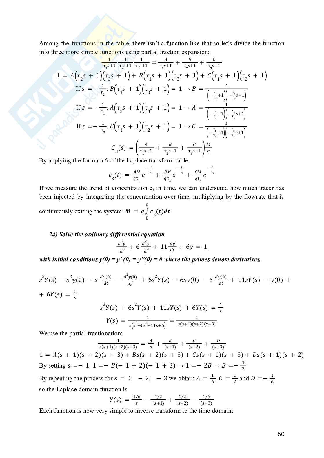 Process Dynamics and Control - Esercizi Svolti (Solved Exercises) Pag. 51