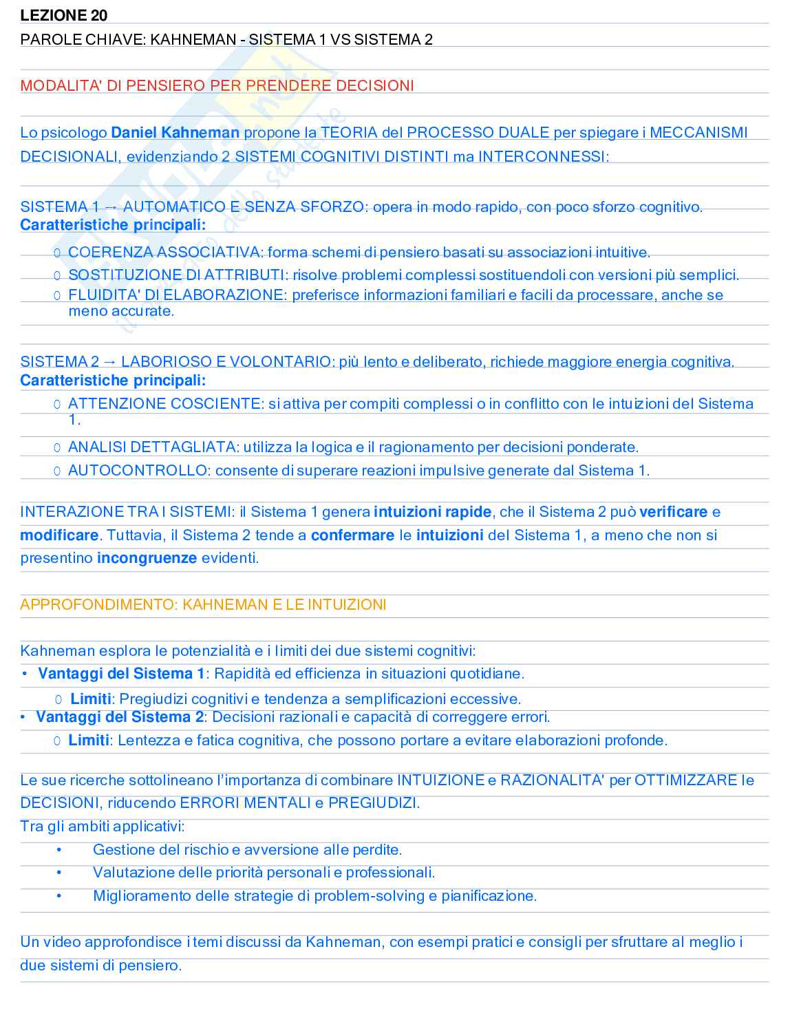 Nozioni Psicologia dell'apprendimento aggiornato 2025 per superamento esame Pag. 41