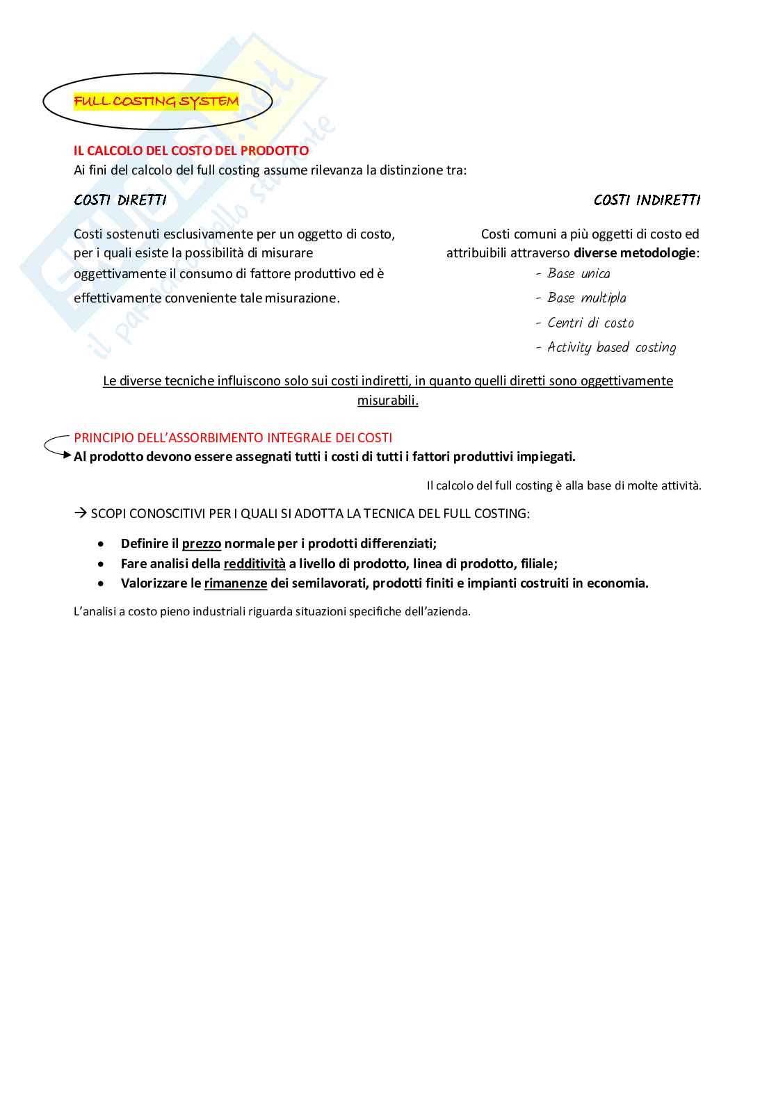 Programmazione e controllo - Appunti completi Pag. 46