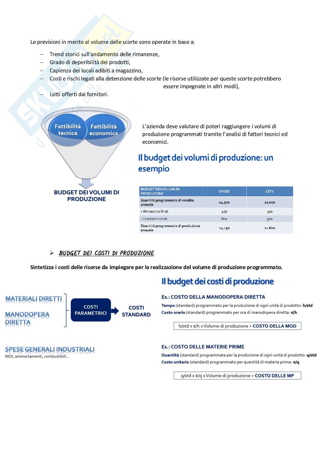 Programmazione e controllo - Appunti completi Pag. 71