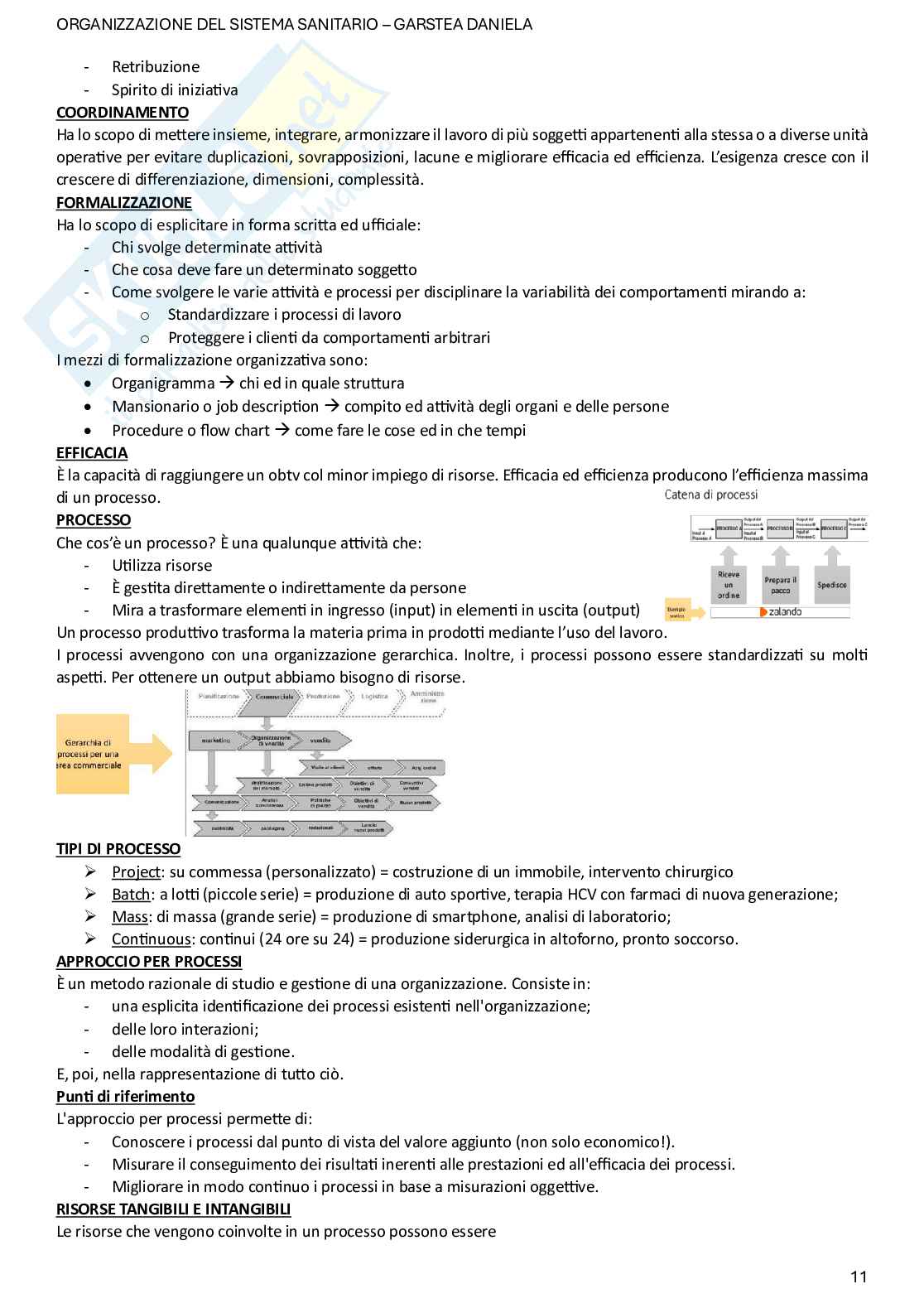Organizzazione del sistema sanitario e legislazione sanitaria Pag. 11