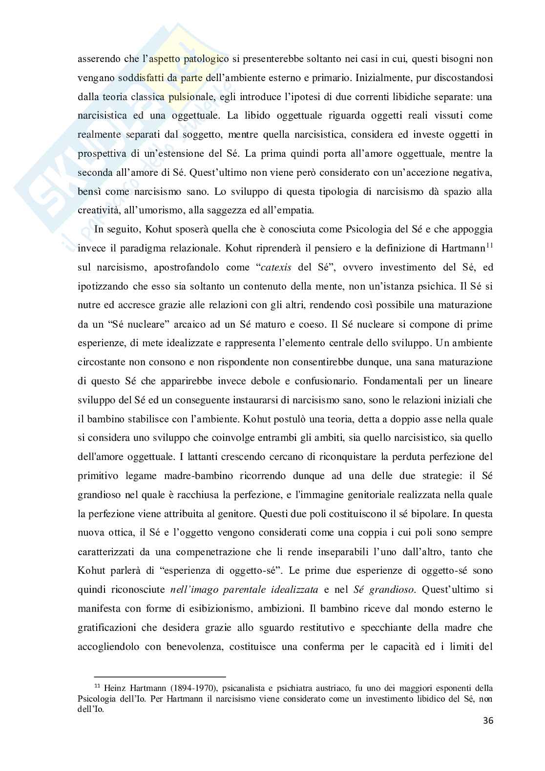 Diversi volti di Narciso, teorie a confronto sul narcisismo Pag. 36