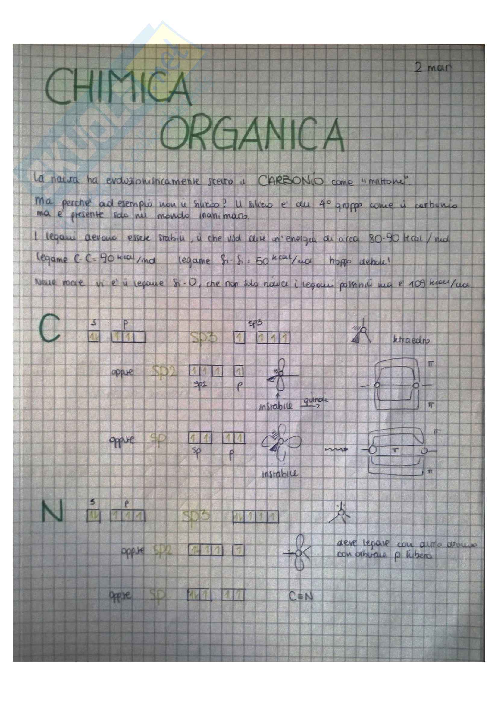 Chimica Organica Pag. 1