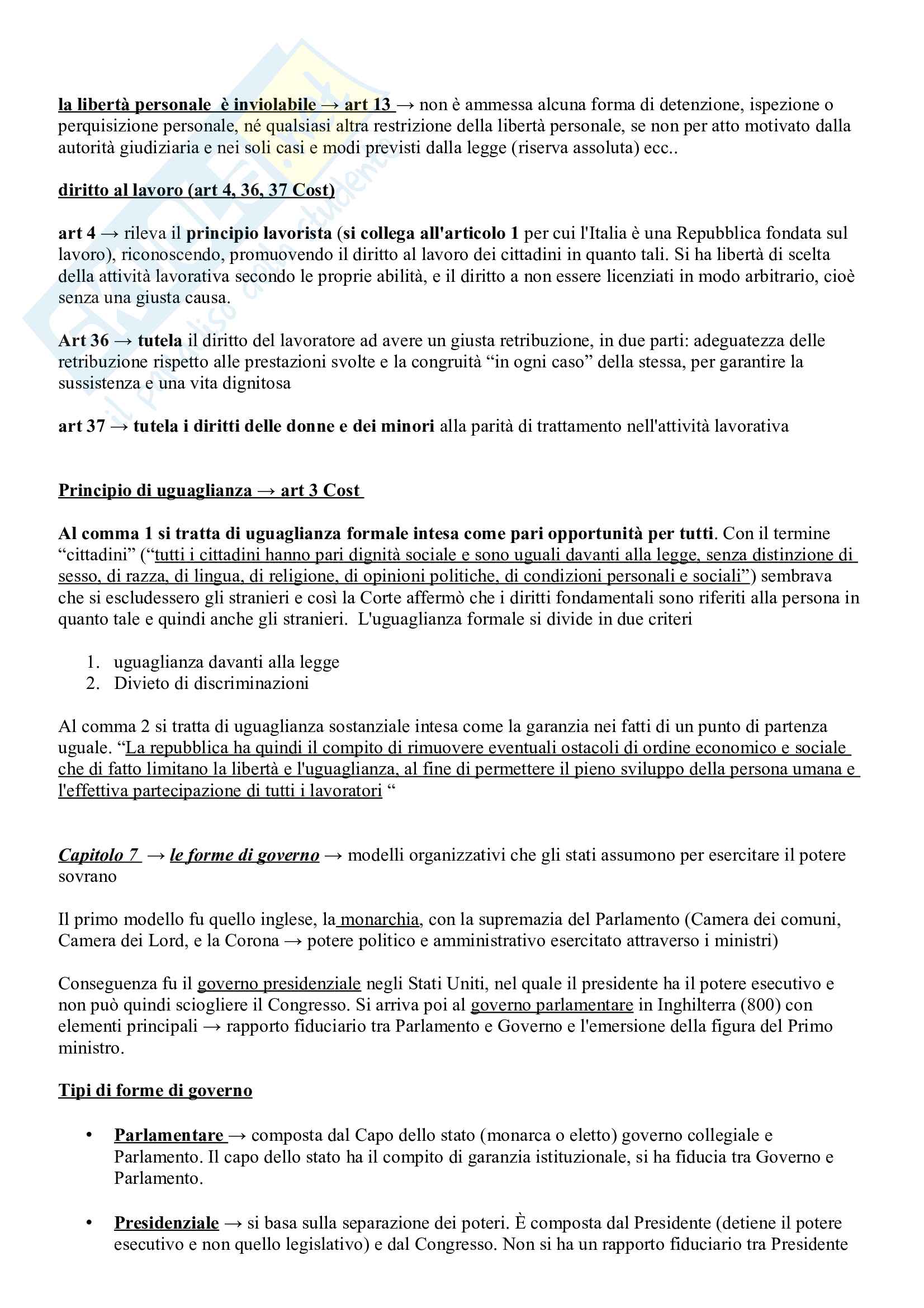 Appunti del programma di diritto pubblico con Pensabene, Lionti Pag. 11