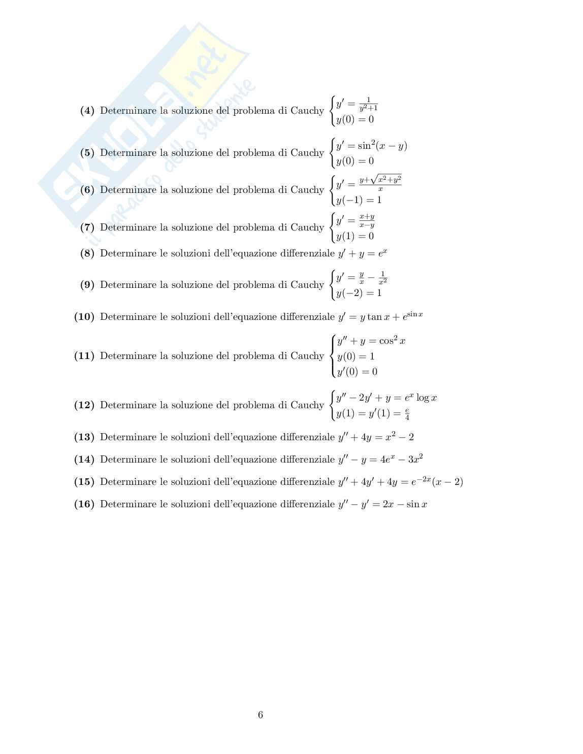 Esercizi Analisi matematica 2 Pag. 6