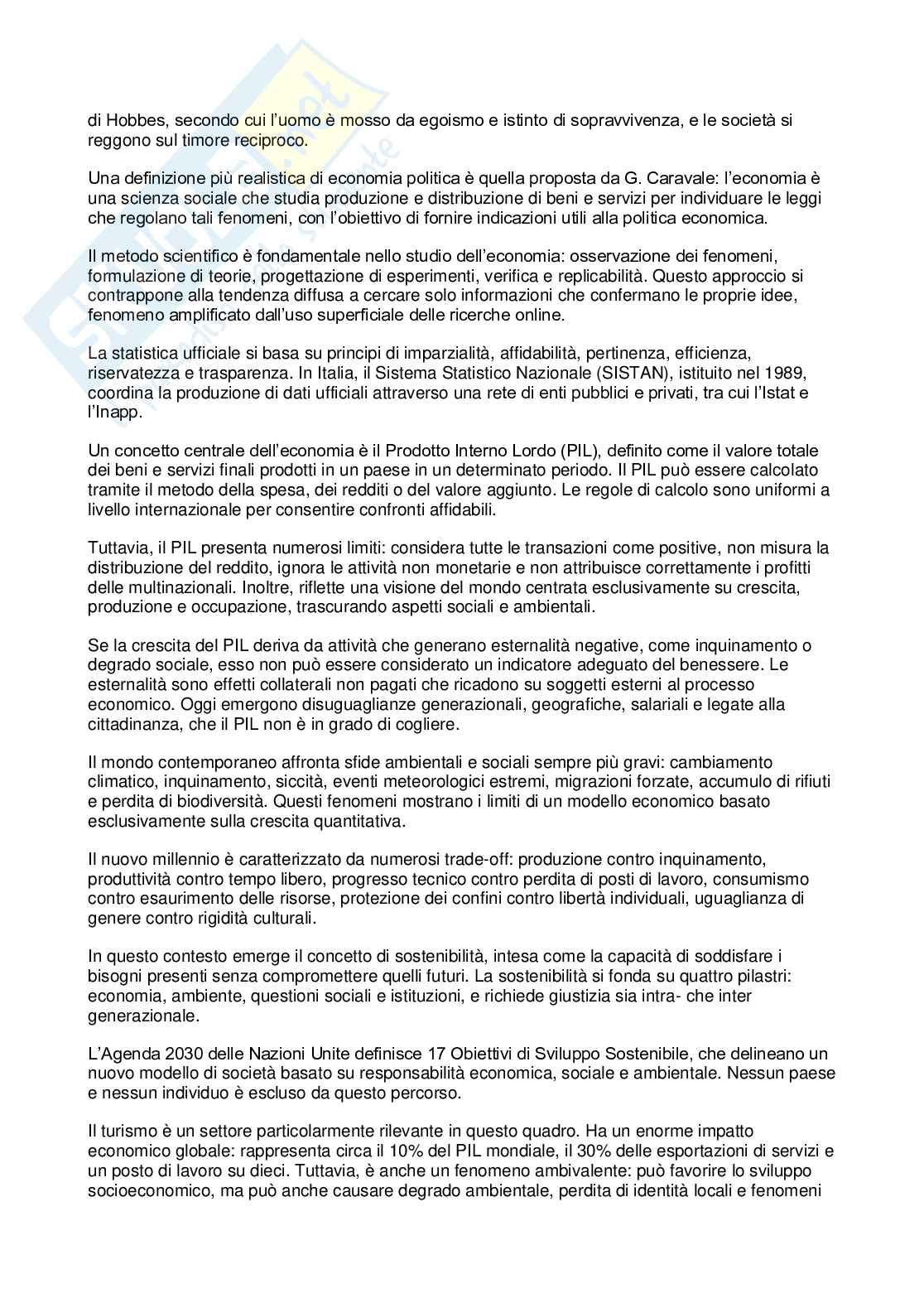 Riassunto esame Economia politica, Prof. Perone Simona, libro consigliato Economia, Begg Pag. 2