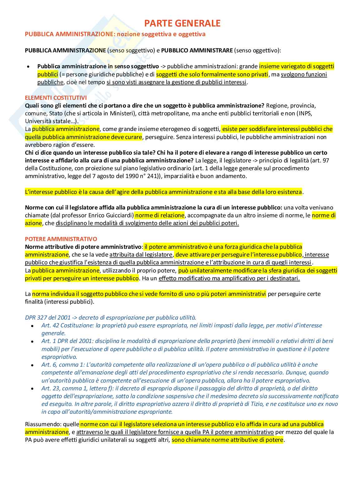 Appunti di Diritto dell'amministrazione digitale Pag. 1