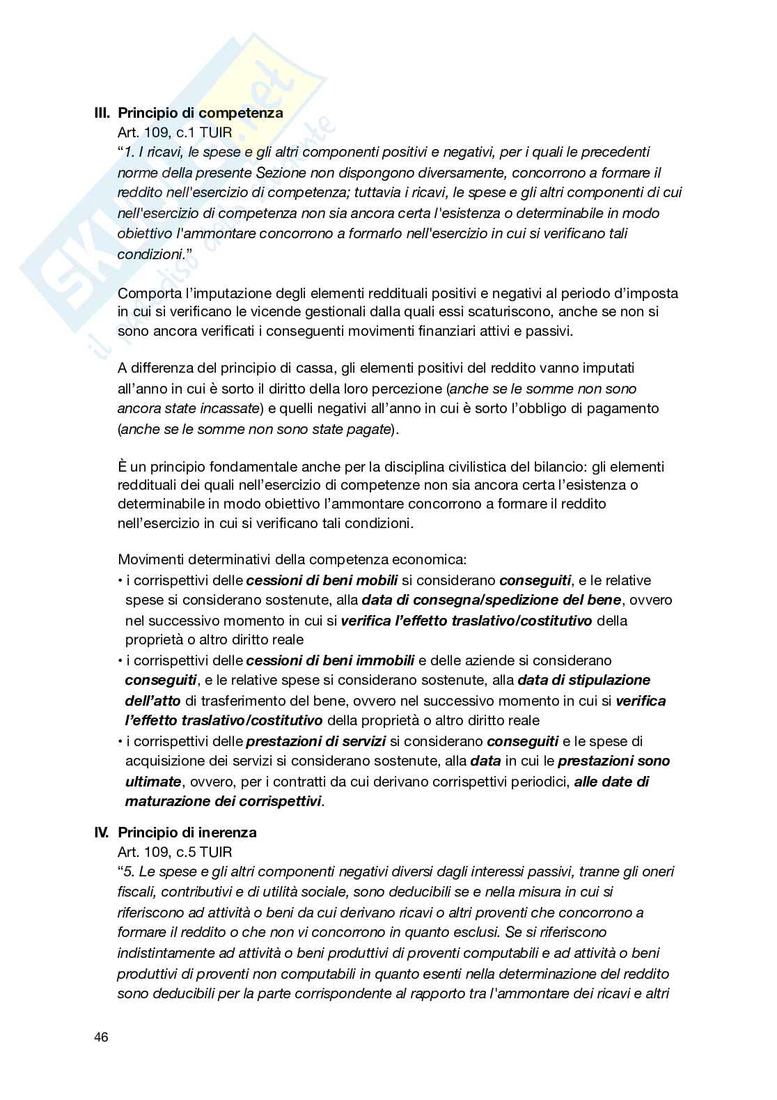 Appunti e rielaborazioni di Principi di Diritto tributario Pag. 46
