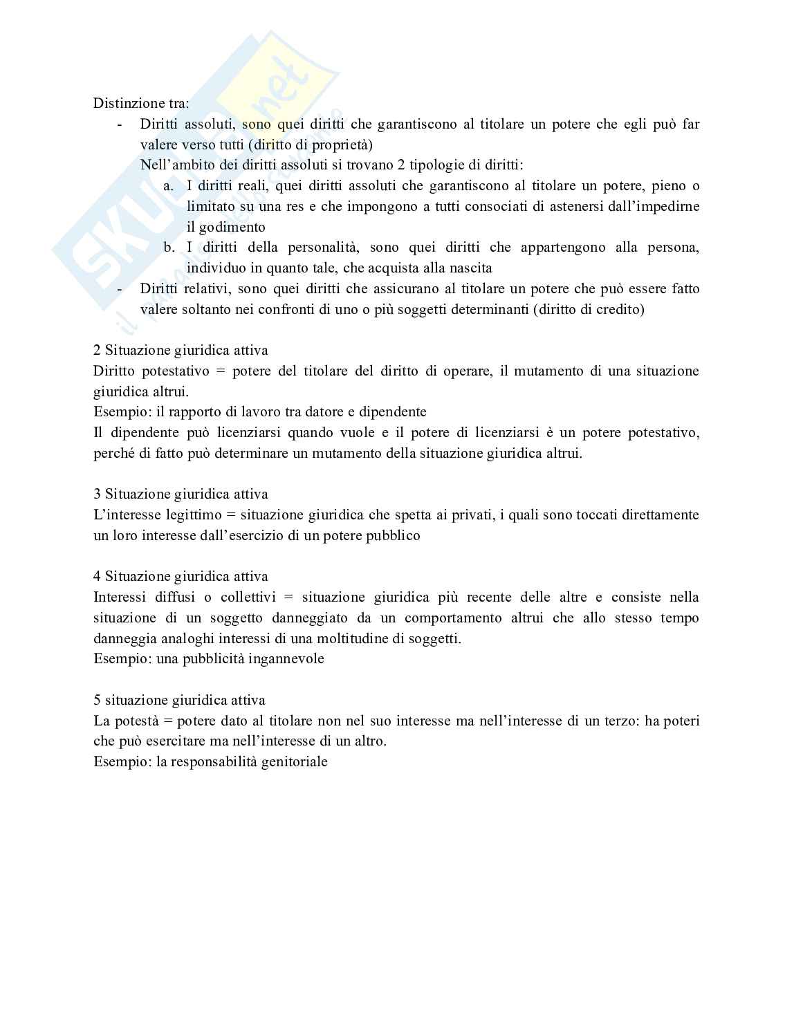 Riassunto esame Diritto privato, Prof. Bonini Roberta Serafina, libro consigliato Manuale di diritto privato , Roppo Pag. 11