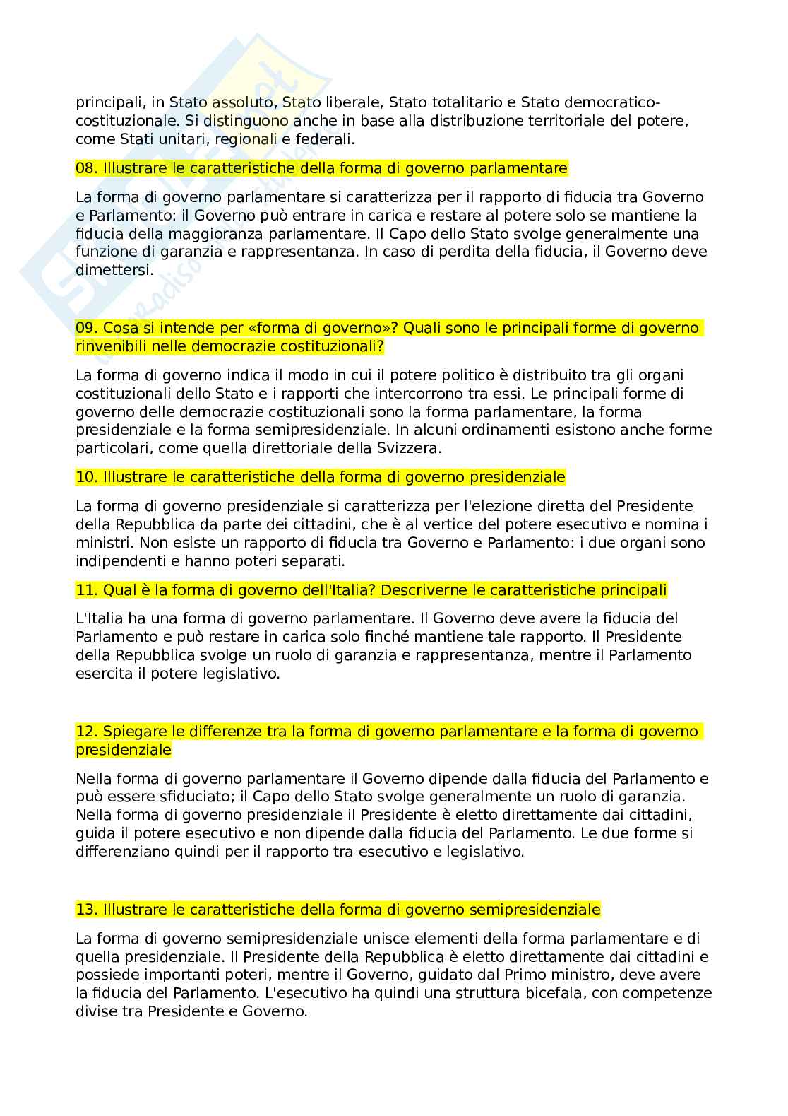 Appunti Istituzioni di diritto pubblico Pag. 2