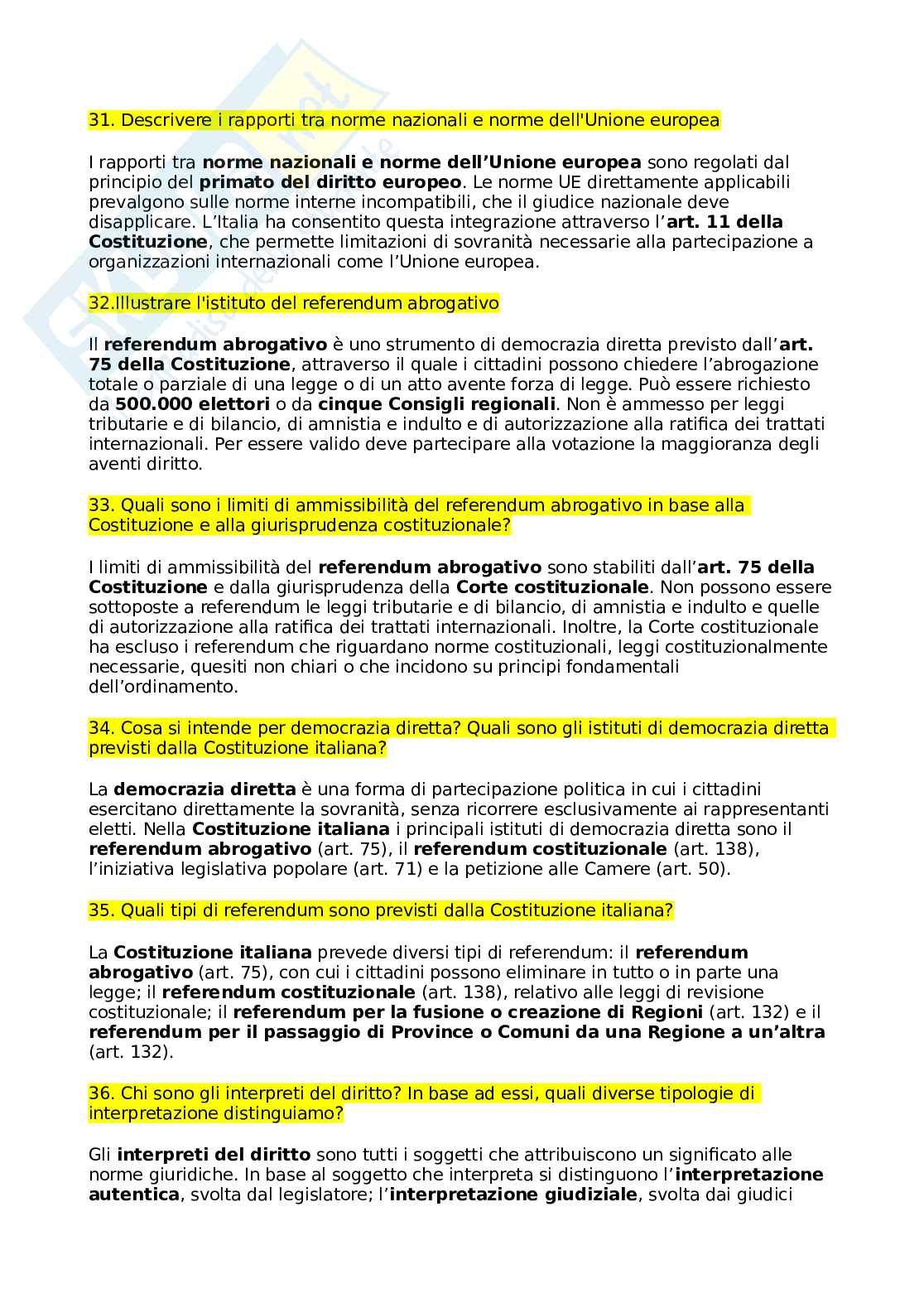 Appunti Istituzioni di diritto pubblico Pag. 6