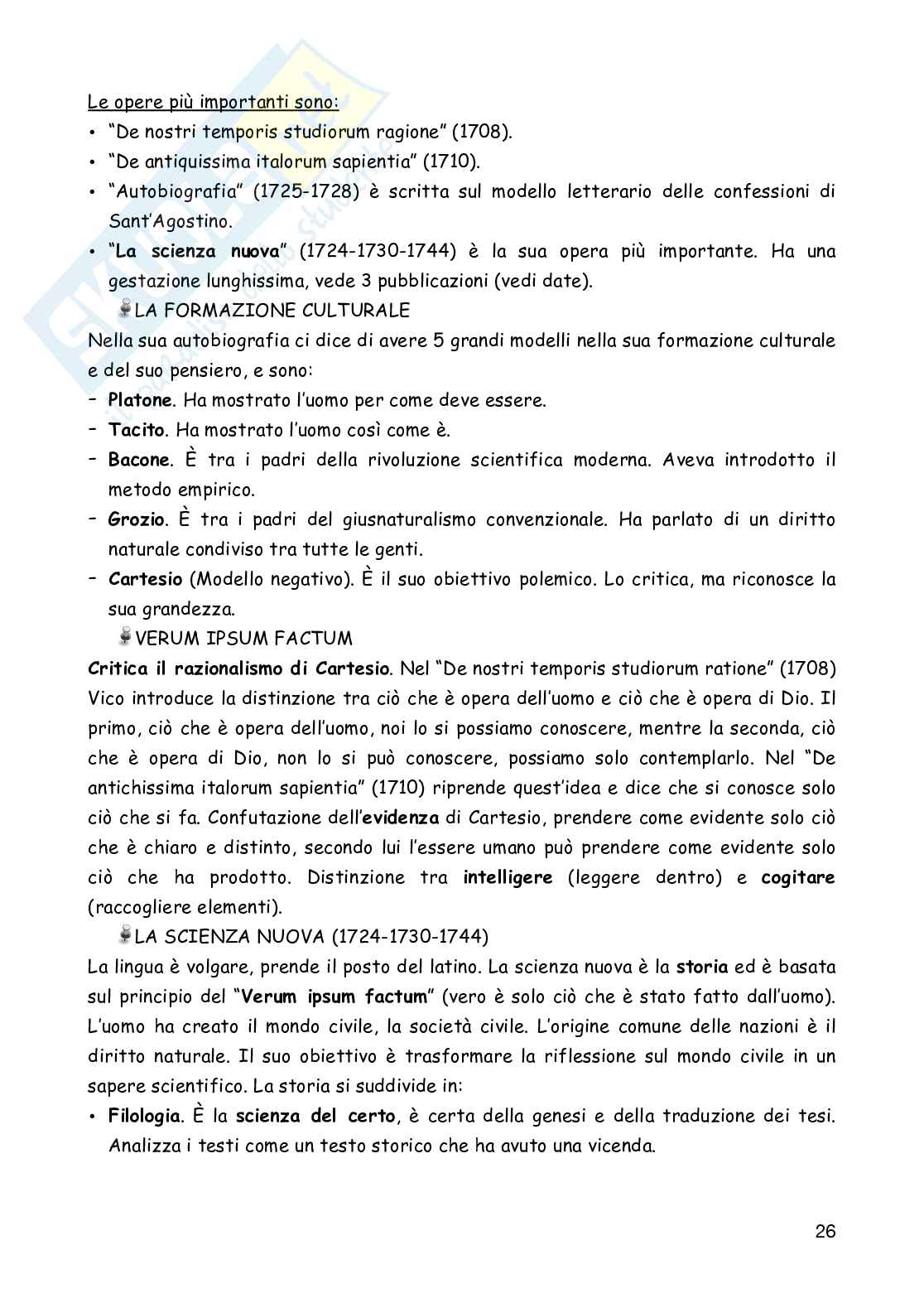 Appunti Storia della filosofia Pag. 26