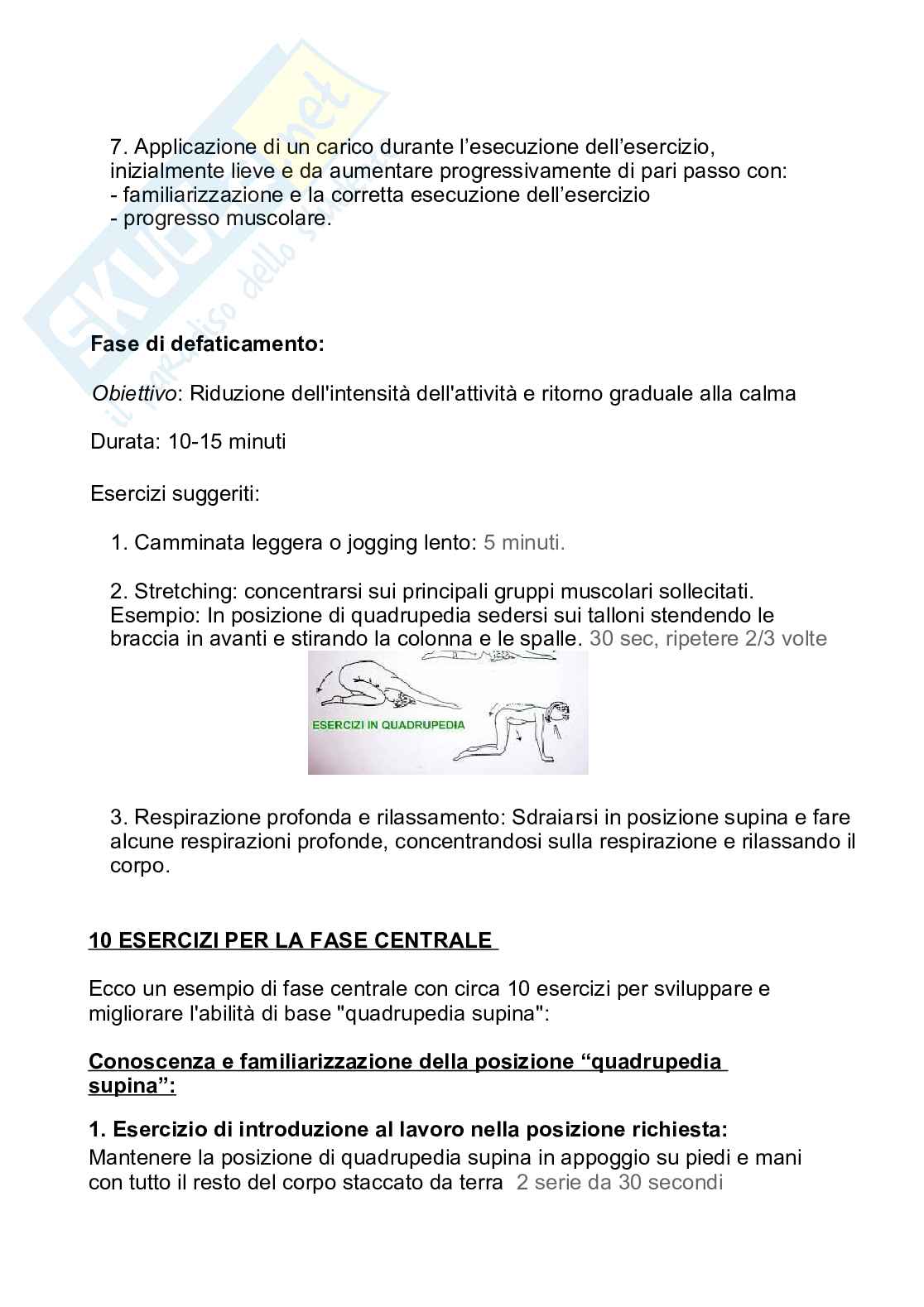 ESAME di TTD - triennale scienze motorie - Primo anno   Pag. 6