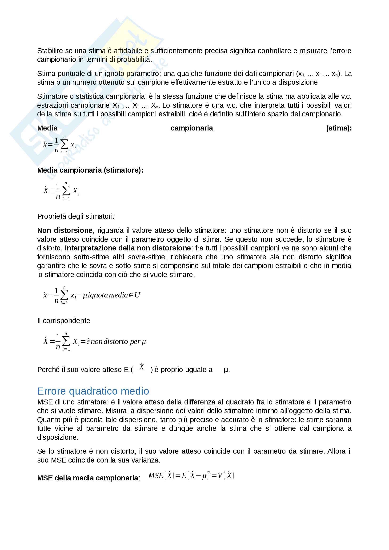 Riassunto esame Statistica, Docente Mecatti, libro consigliato Statistica di Base. Come, quando e perché, Mecatti Pag. 16