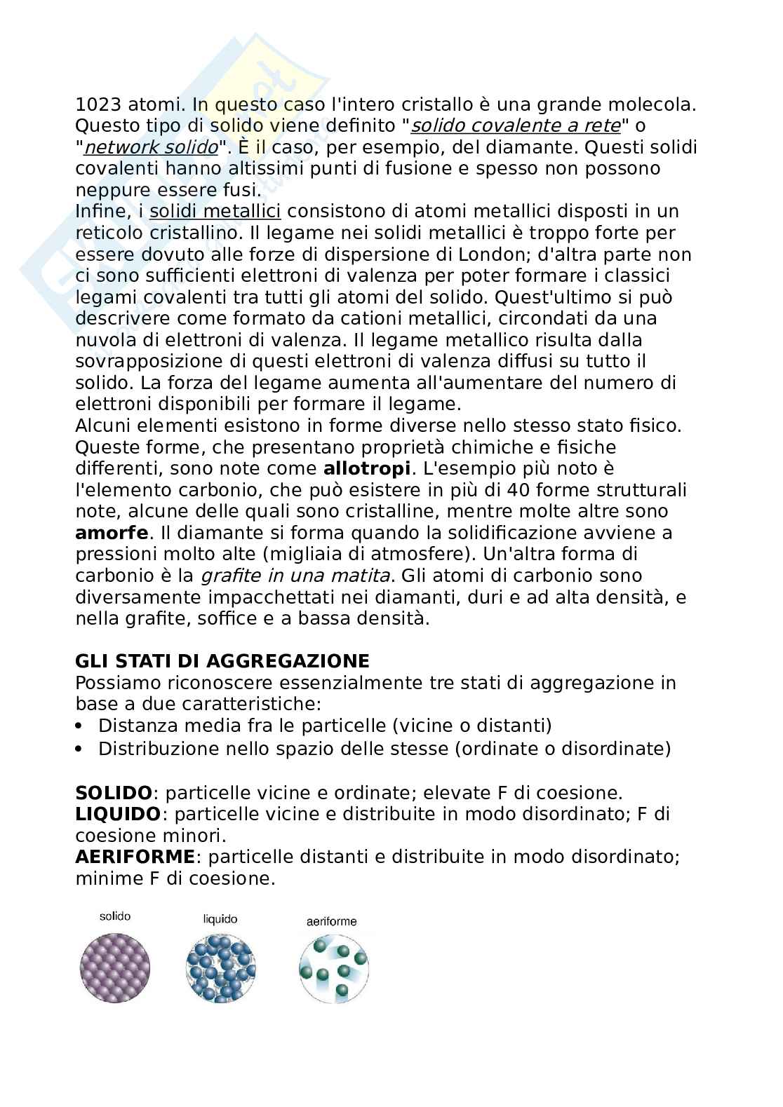 Stati di aggregazione Pag. 2