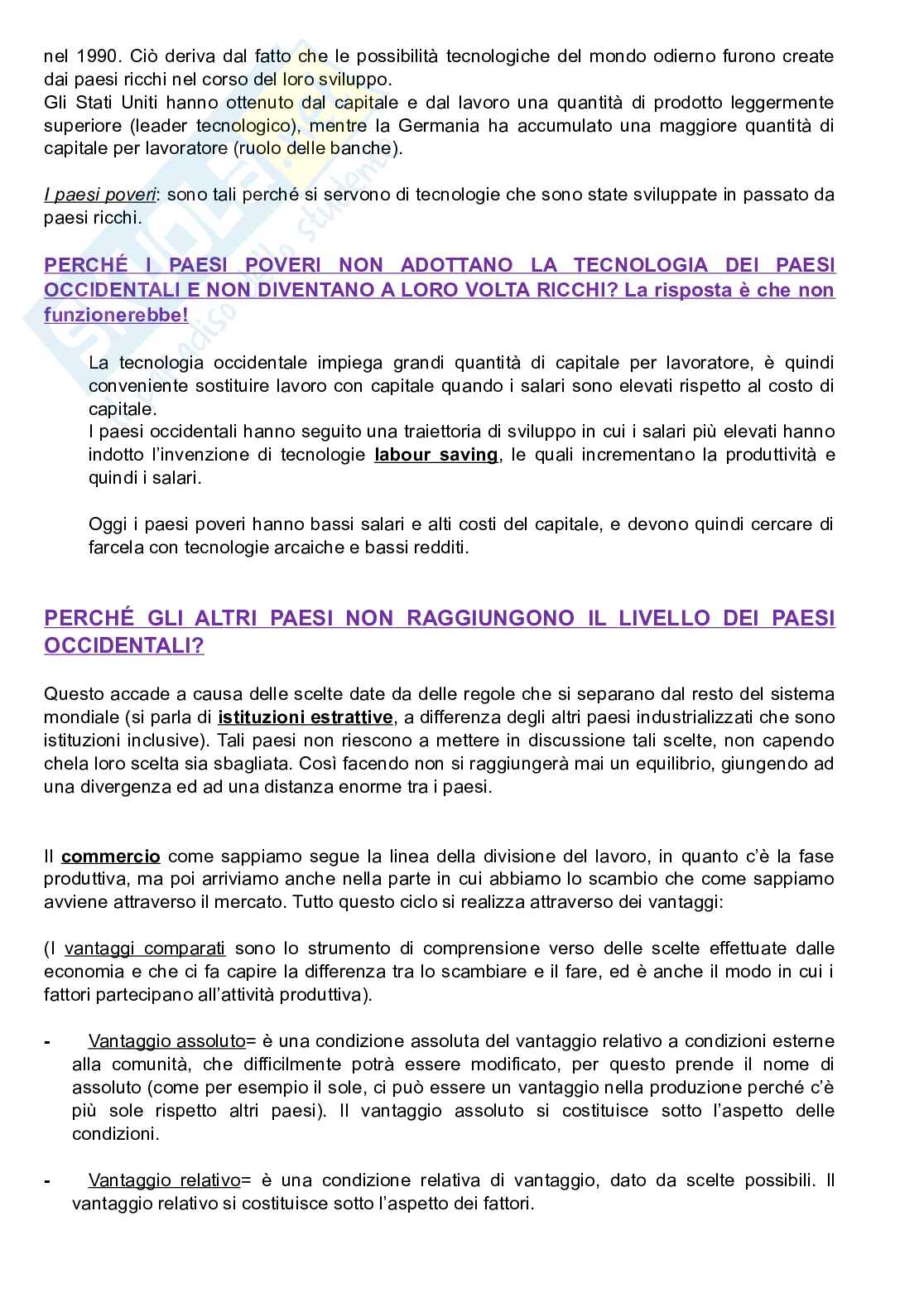 Riassunto esame Storia economica, Prof. Cappelli Gabriele, libro consigliato Storia economica globale, Allen Pag. 16