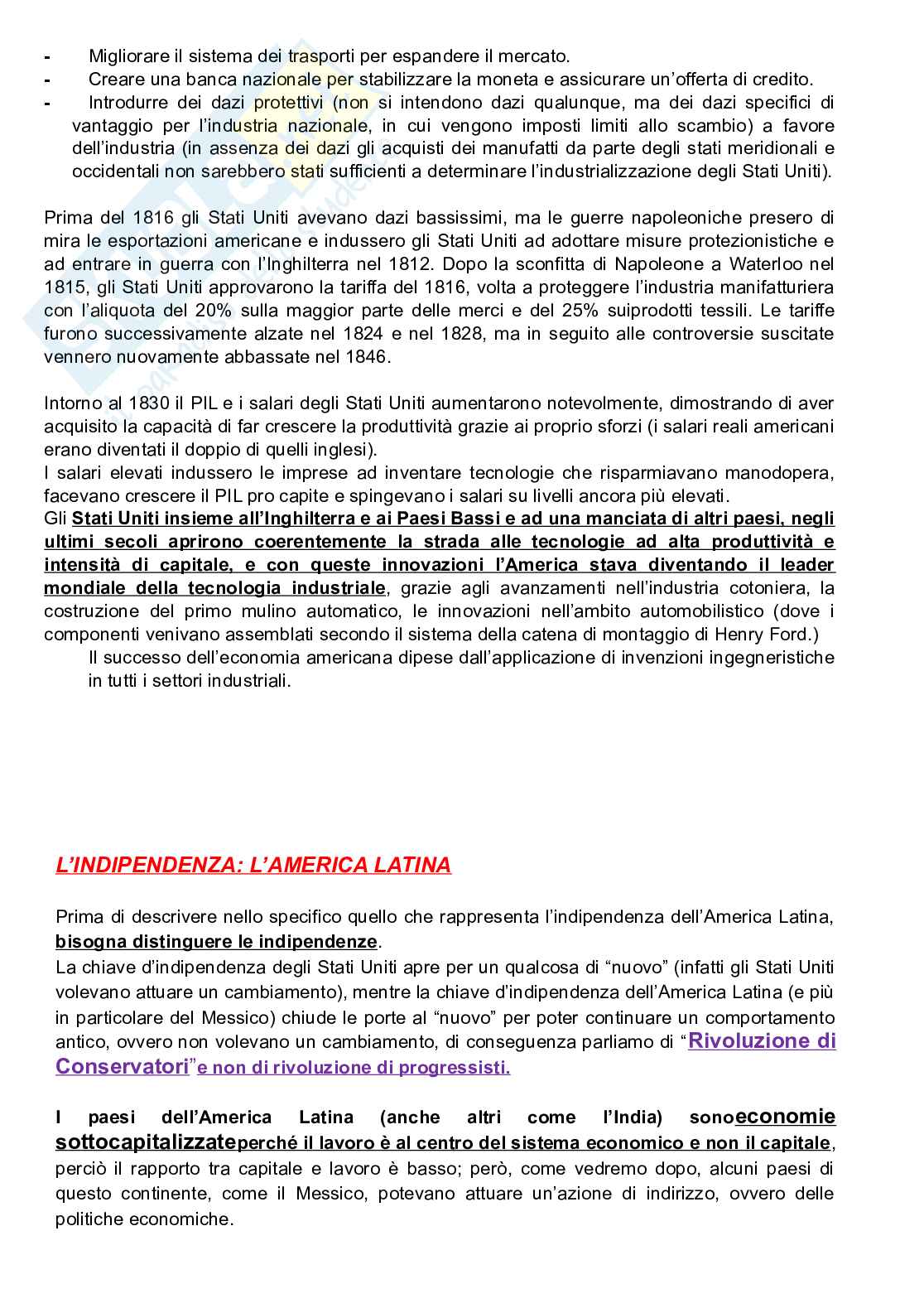Riassunto esame Storia economica, Prof. Cappelli Gabriele, libro consigliato Storia economica globale, Allen Pag. 26