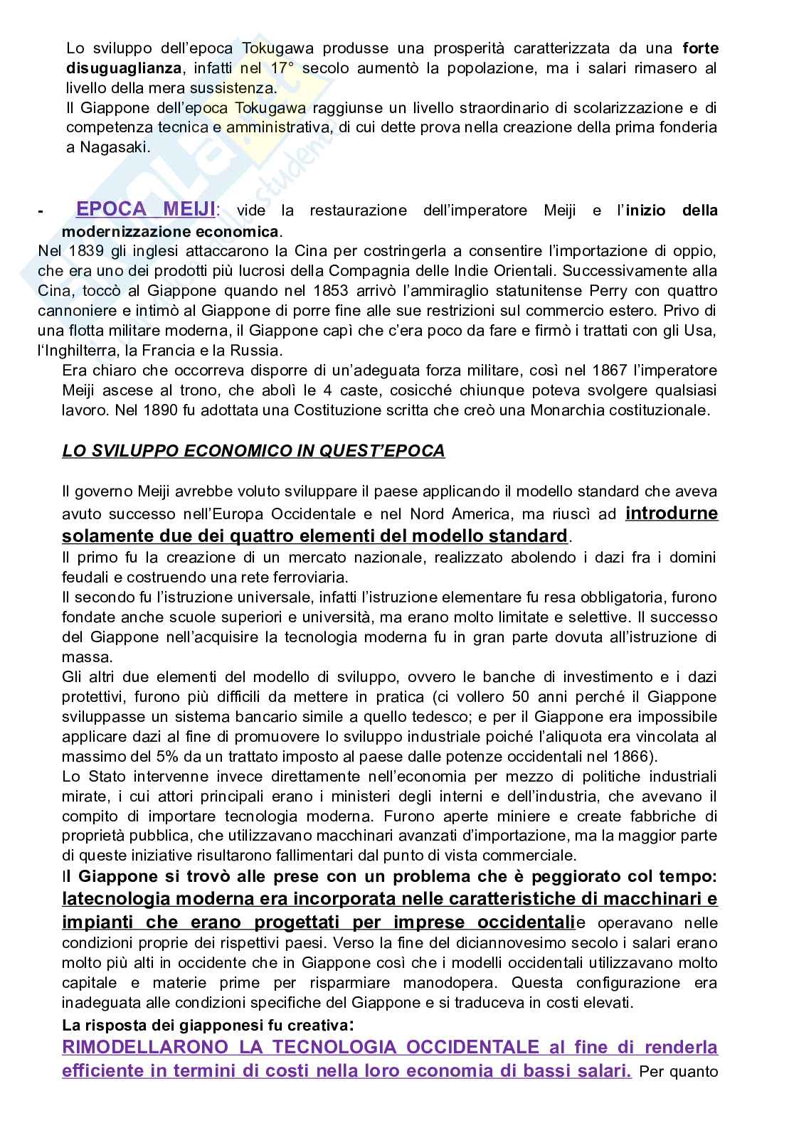 Riassunto esame Storia economica, Prof. Cappelli Gabriele, libro consigliato Storia economica globale, Allen Pag. 36