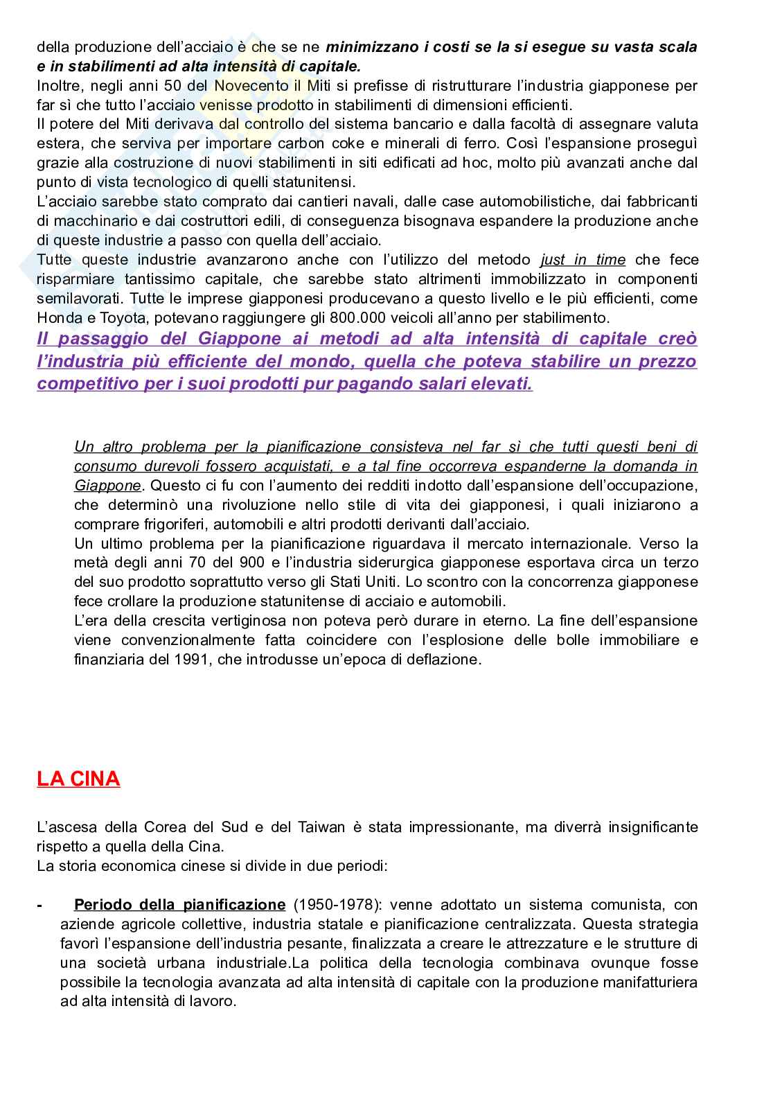 Riassunto esame Storia economica, Prof. Cappelli Gabriele, libro consigliato Storia economica globale, Allen Pag. 41