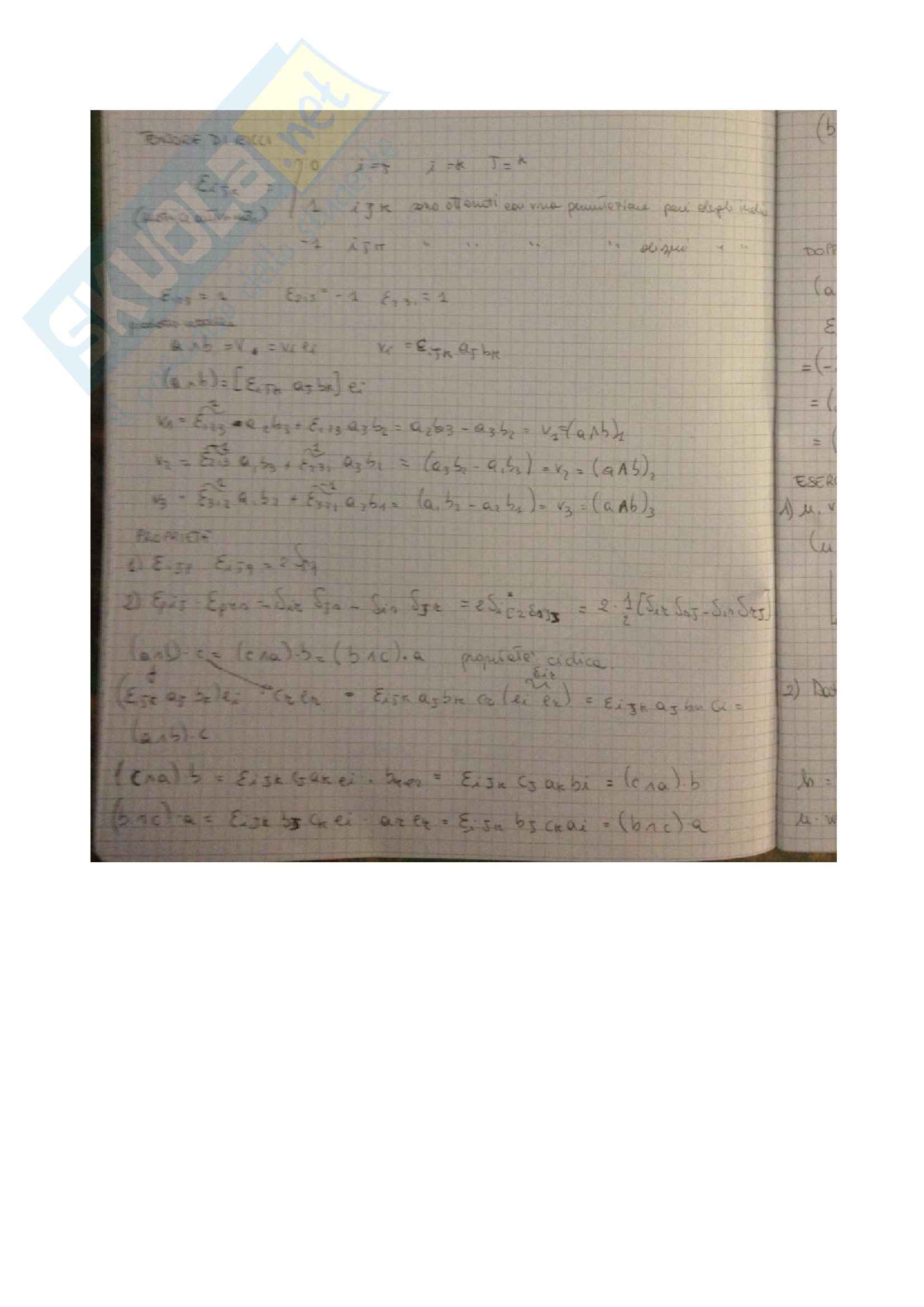 Meccanica razionale - il tensore di Ricci Pag. 1