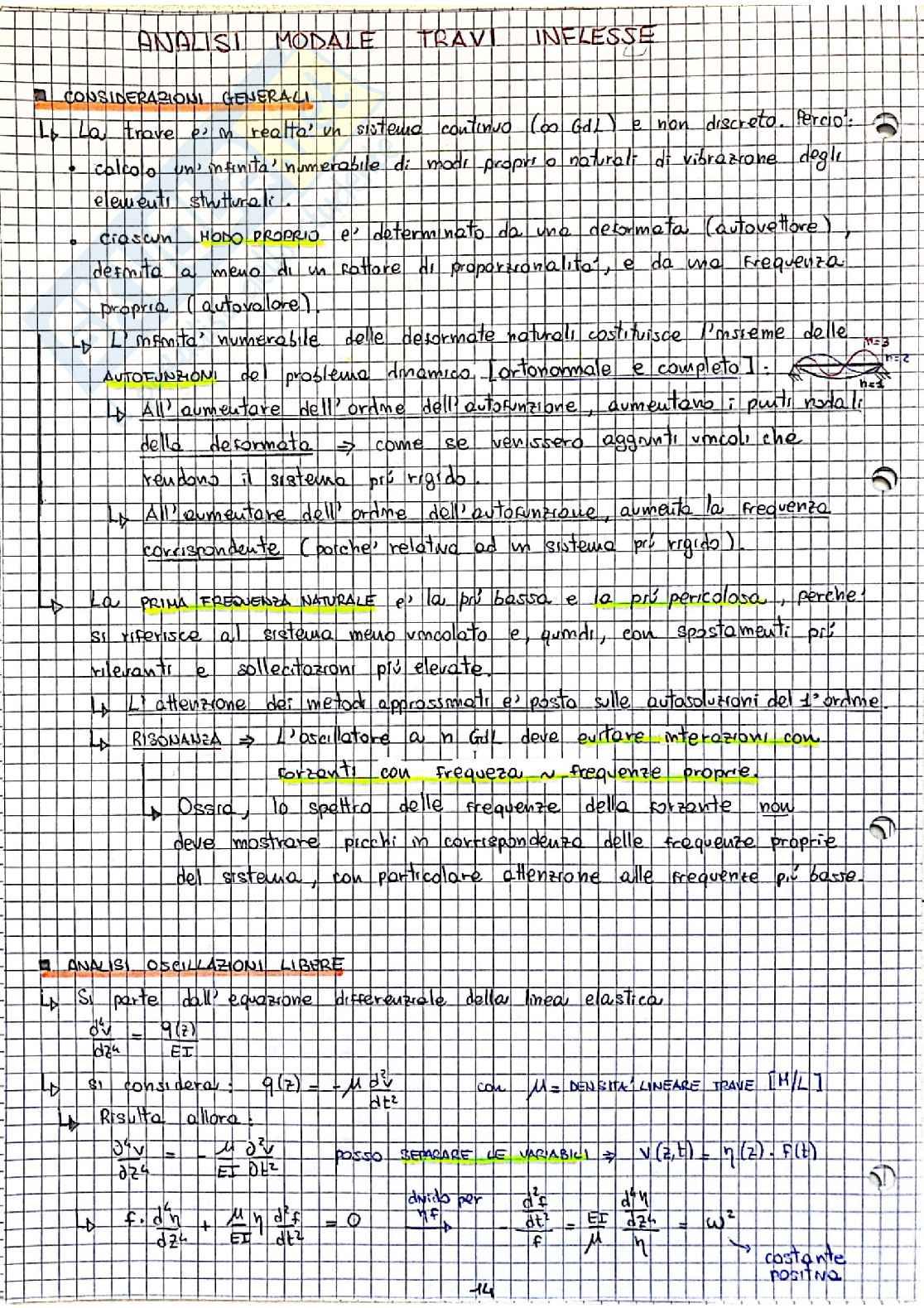 Riassunti teoria Scienza delle costruzioni 2 Pag. 46