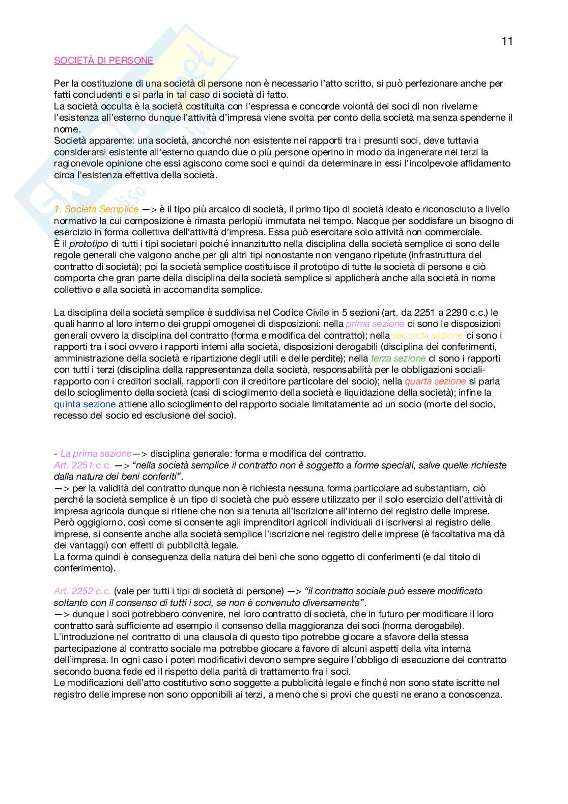 Appunti Diritto commerciale Pag. 11