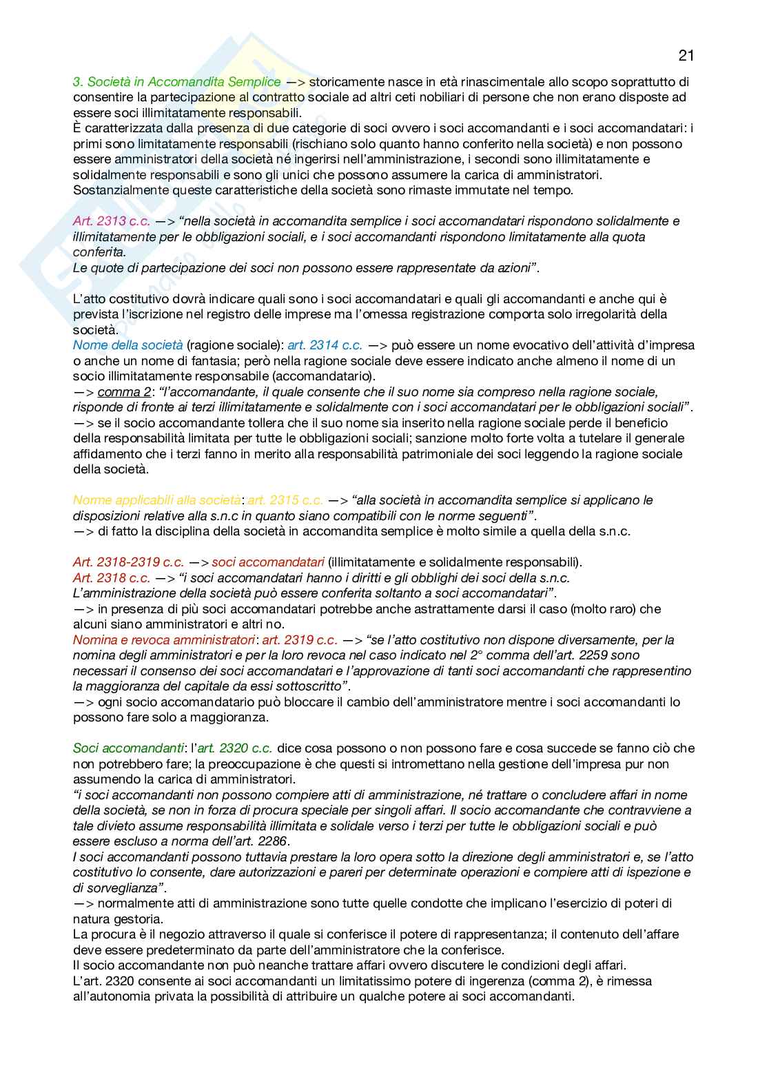 Appunti Diritto commerciale Pag. 21
