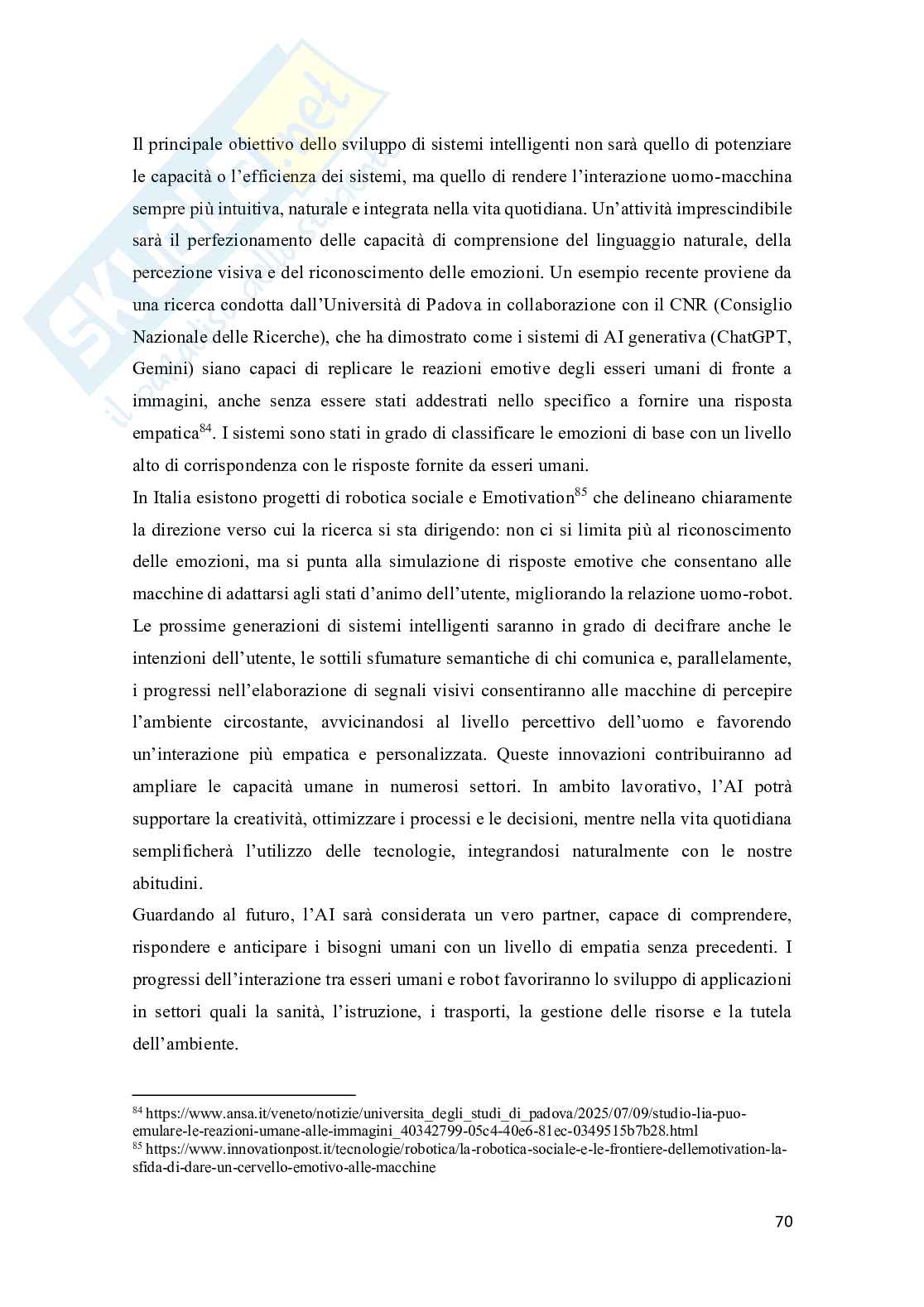 L'interazione uomo-macchina nella società 5.0 Pag. 71