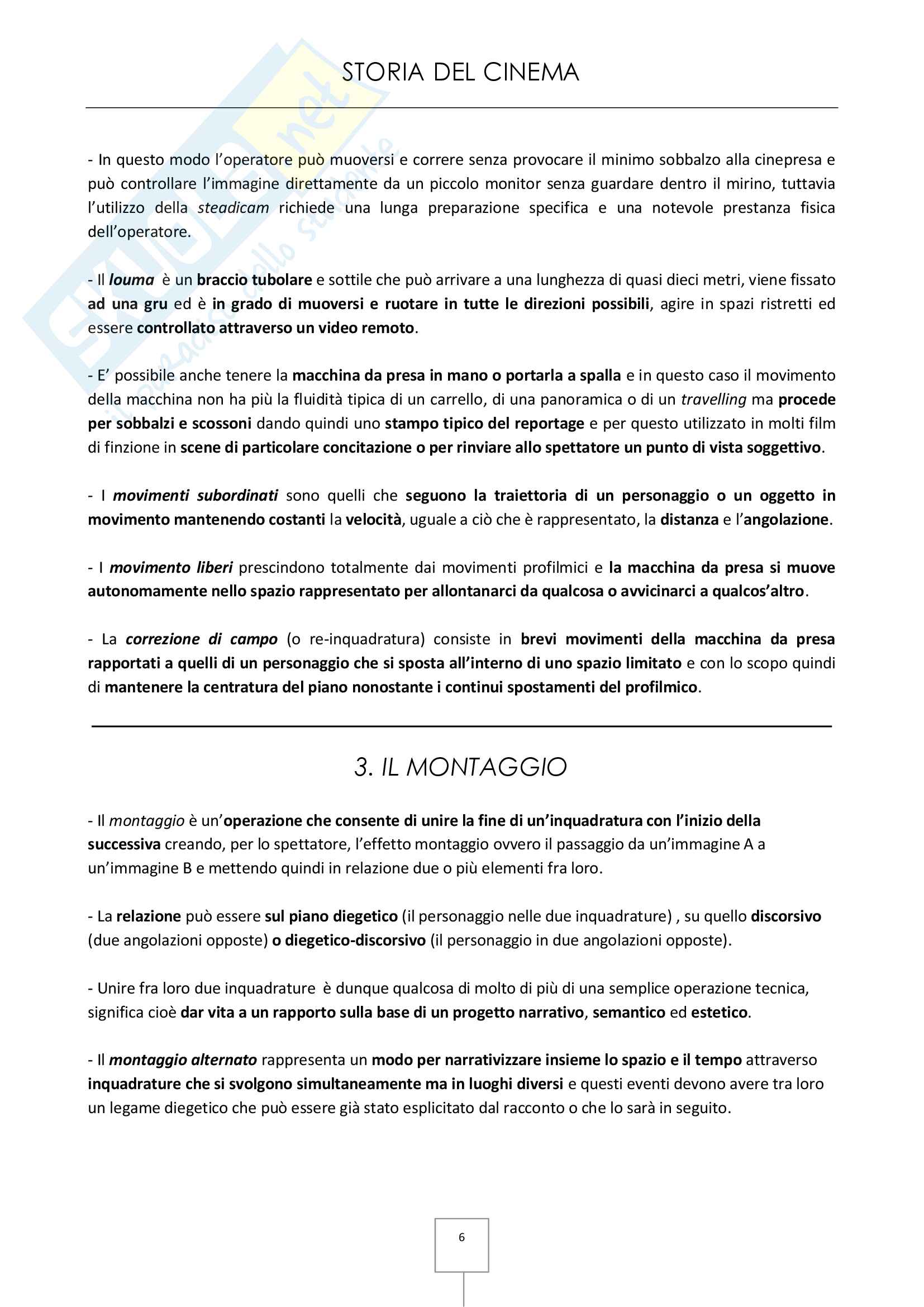 Storia del cinema - Appunti e schede dei film in programma Pag. 6
