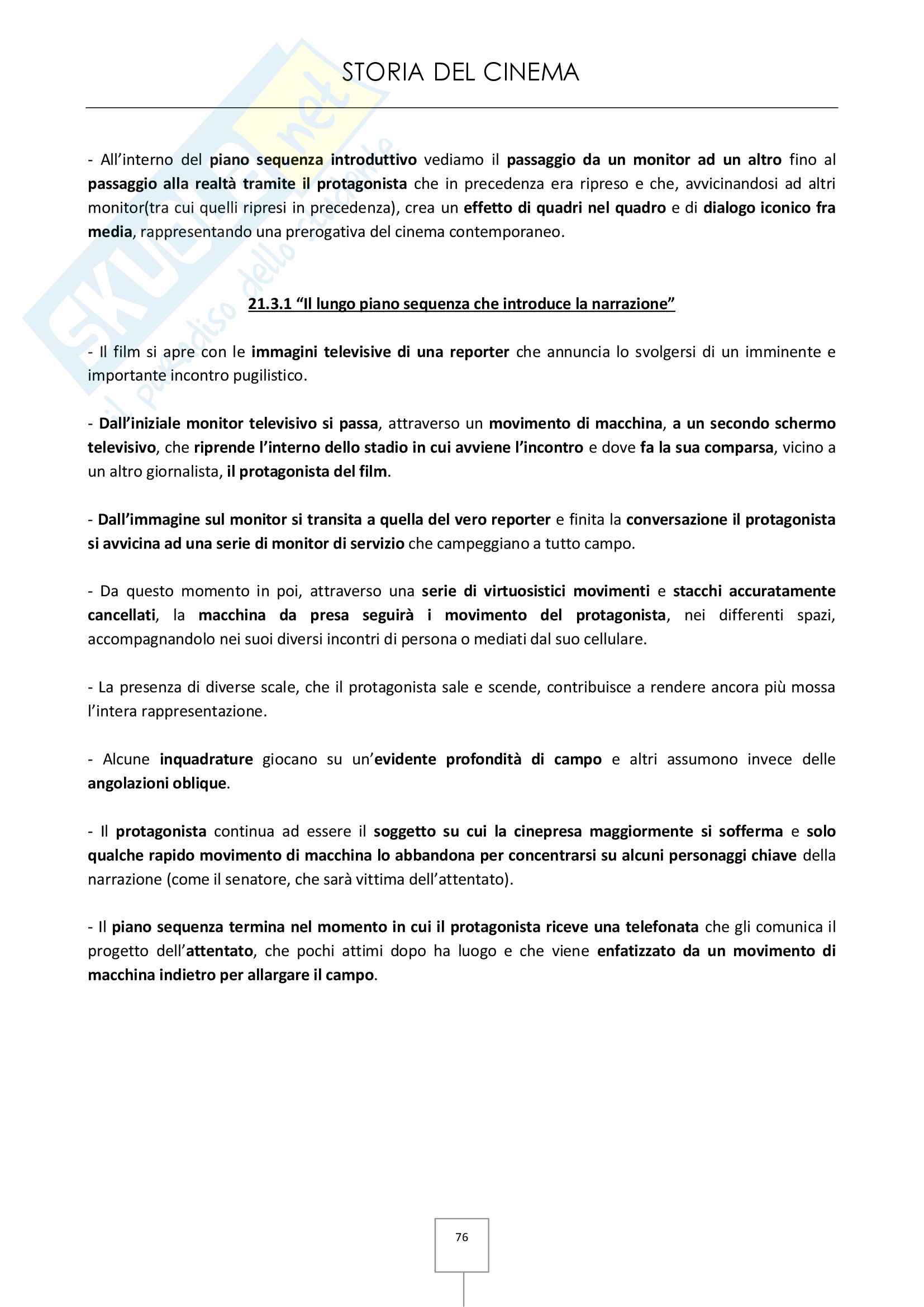 Storia del cinema - Appunti e schede dei film in programma Pag. 76