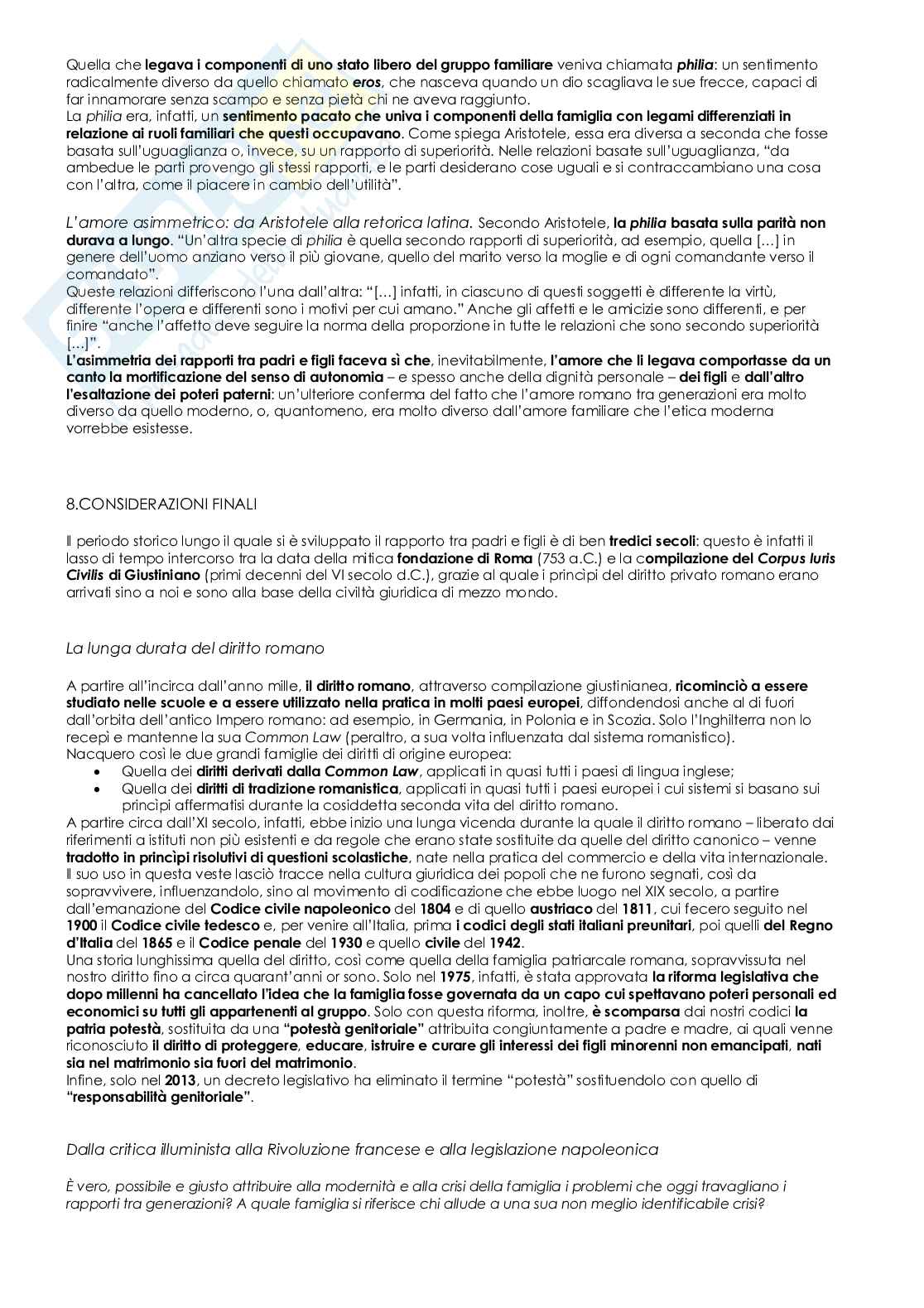 Riassunto esame Fondamenti del diritto, Prof. Biavaschi Paola, libro consigliato Come uccidere il padre, Eva Cantarella Pag. 21