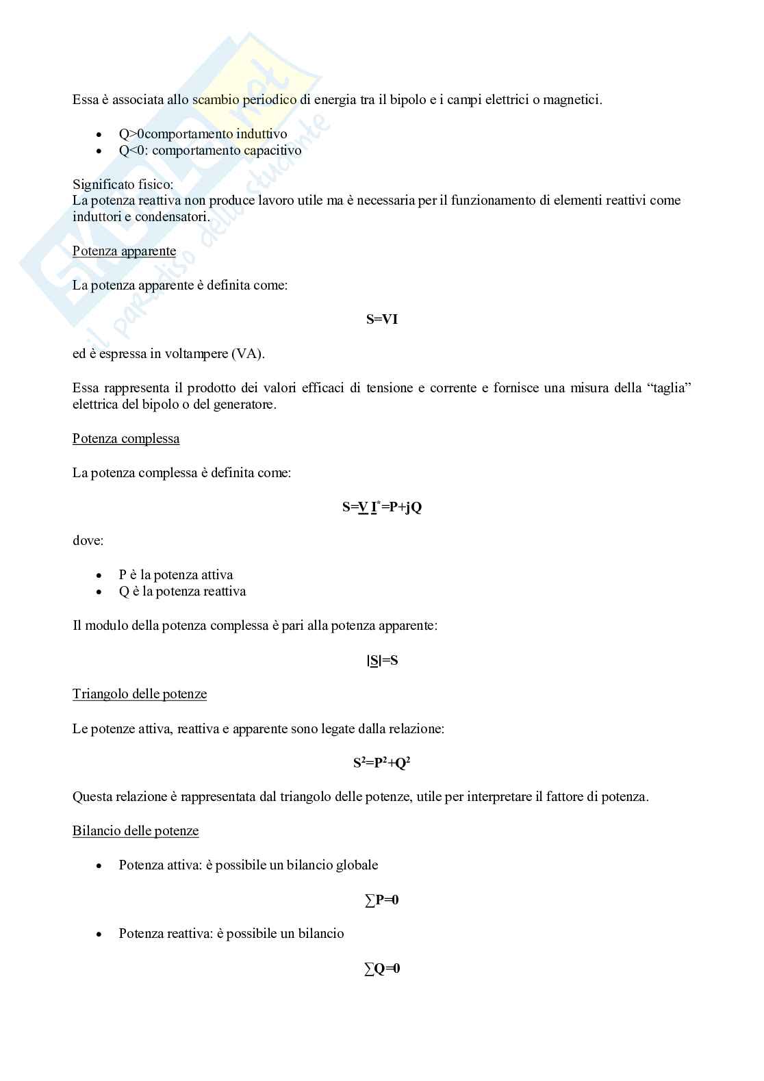 Domande di teoria elettrotecnica Pag. 11
