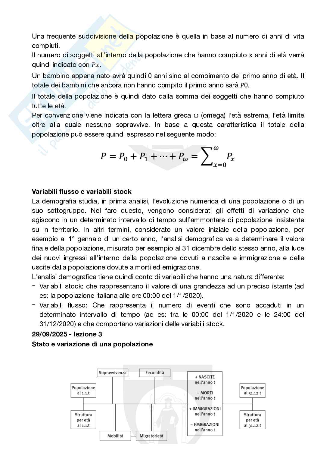 Appunti completi Demografia internazionale Pag. 11