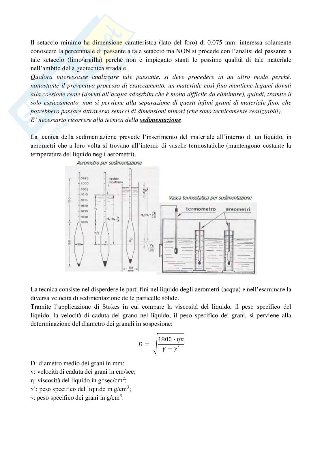 Appunti di Materiali stradali Pag. 21