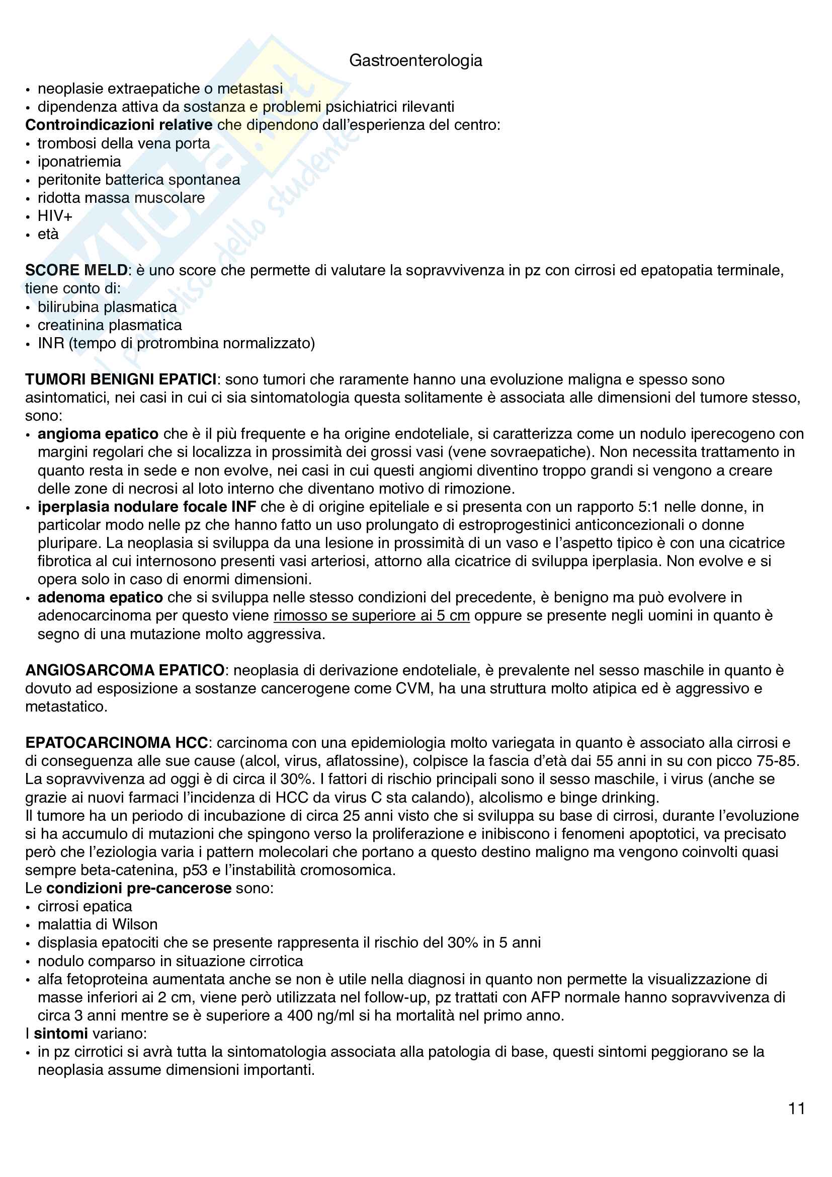 Riassunto Gastroenterologia - Specialità medico chirurgiche 3 Pag. 11
