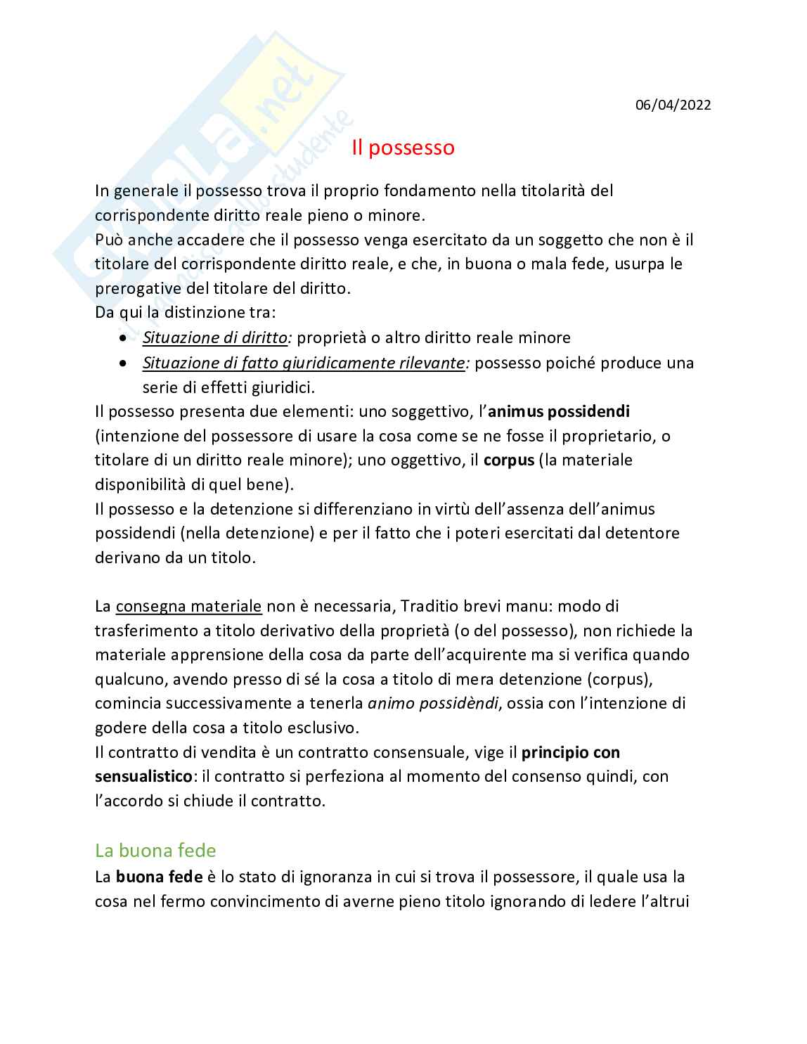 Diritto privato Pag. 21