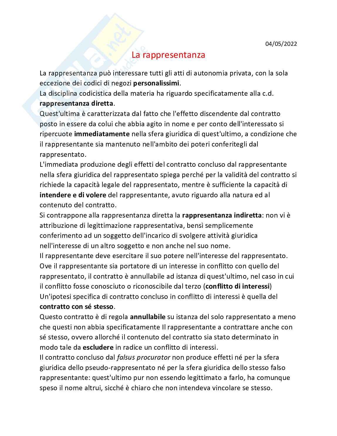 Diritto privato Pag. 61