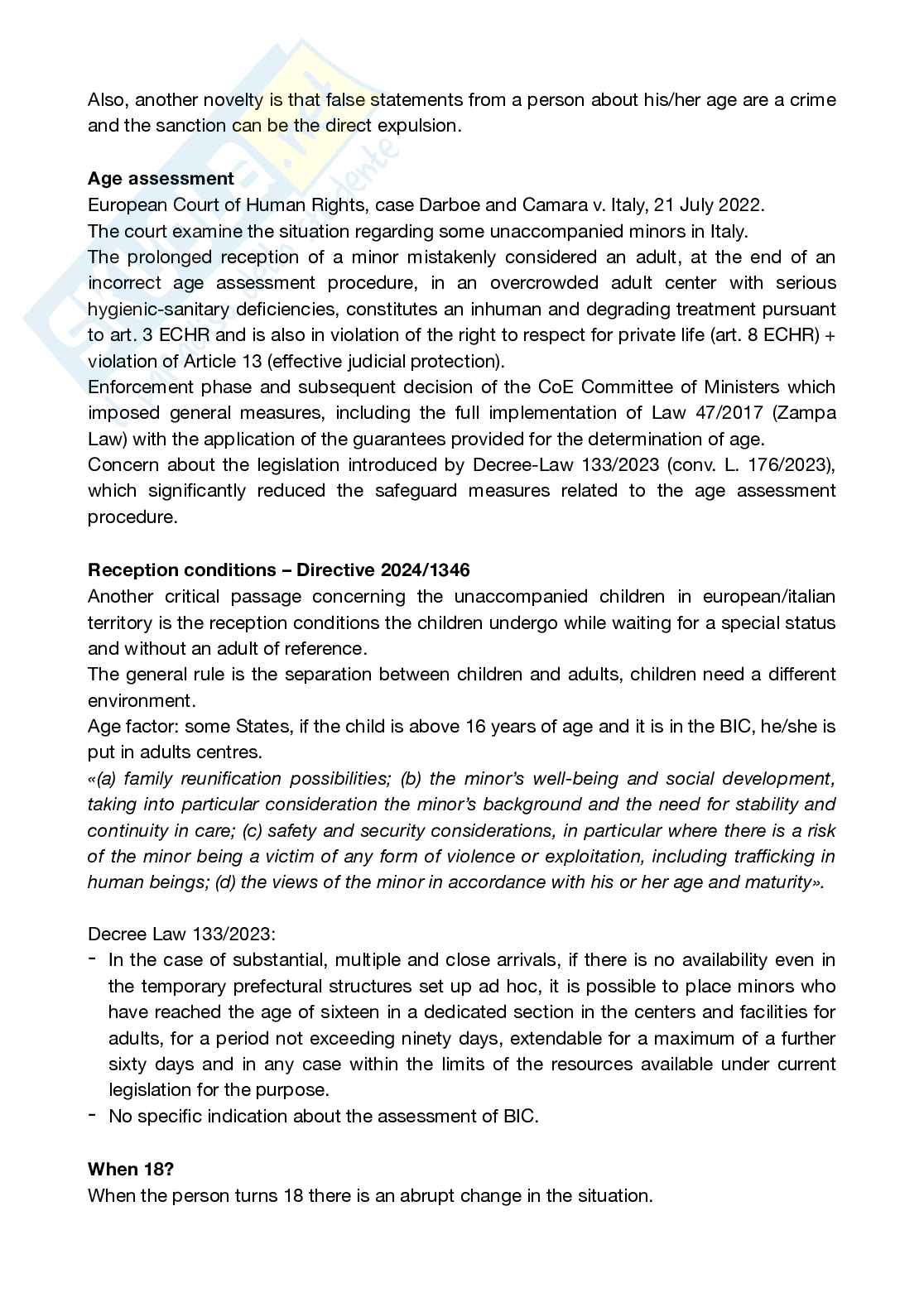 Appunti completi Eu Law and Global Challenges Pag. 21