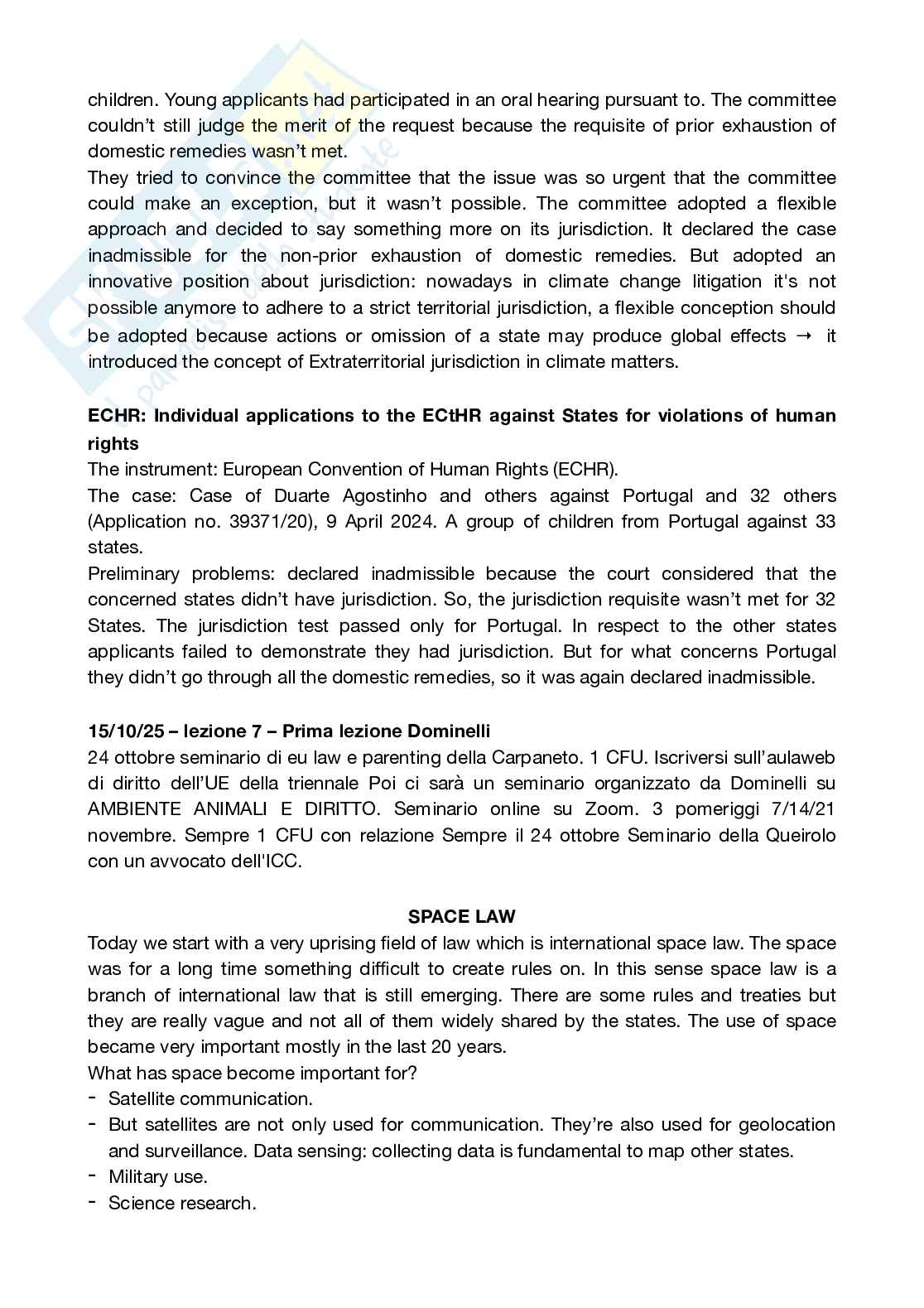 Appunti completi Eu Law and Global Challenges Pag. 26