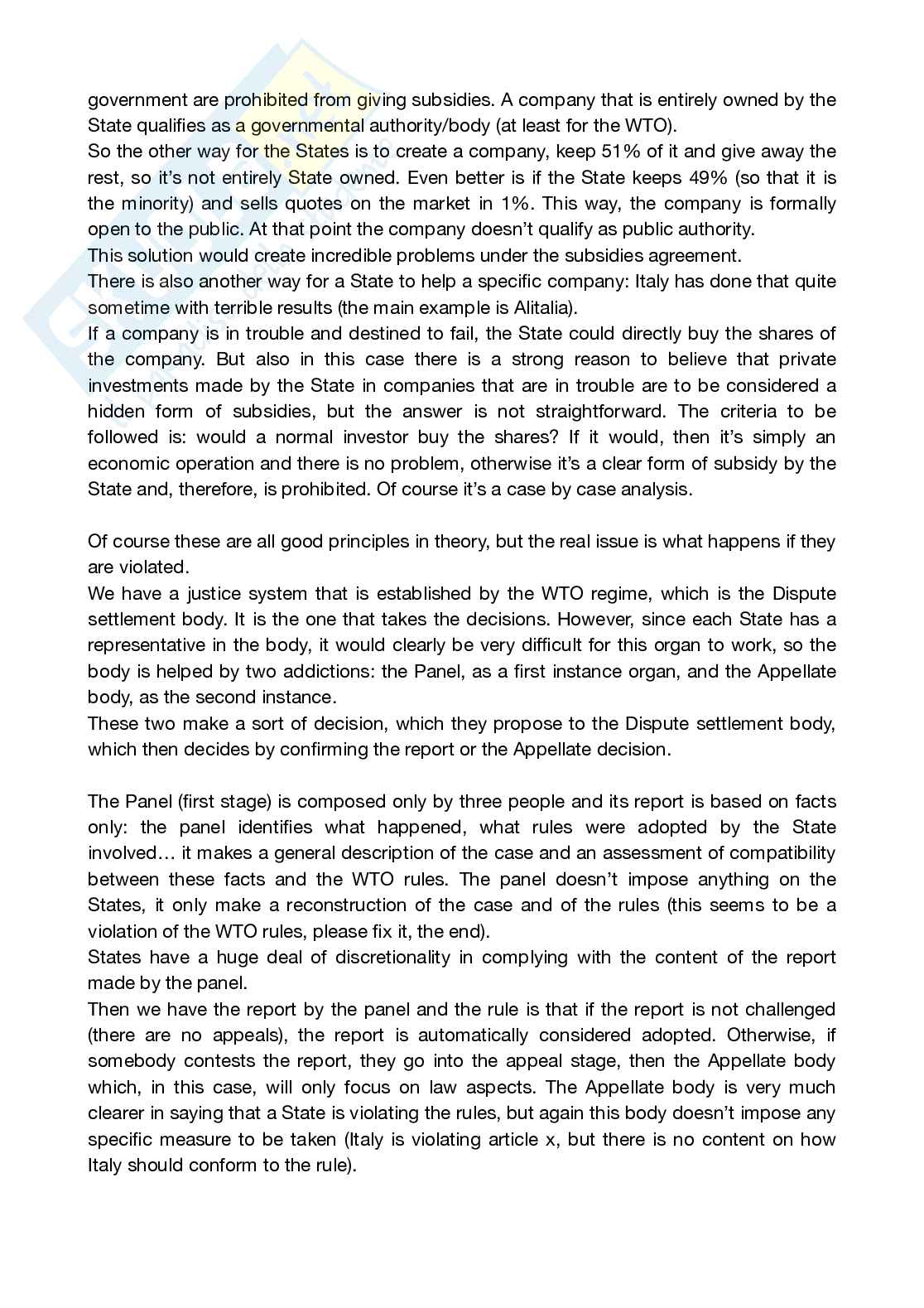 Appunti completi Eu Law and Global Challenges Pag. 56