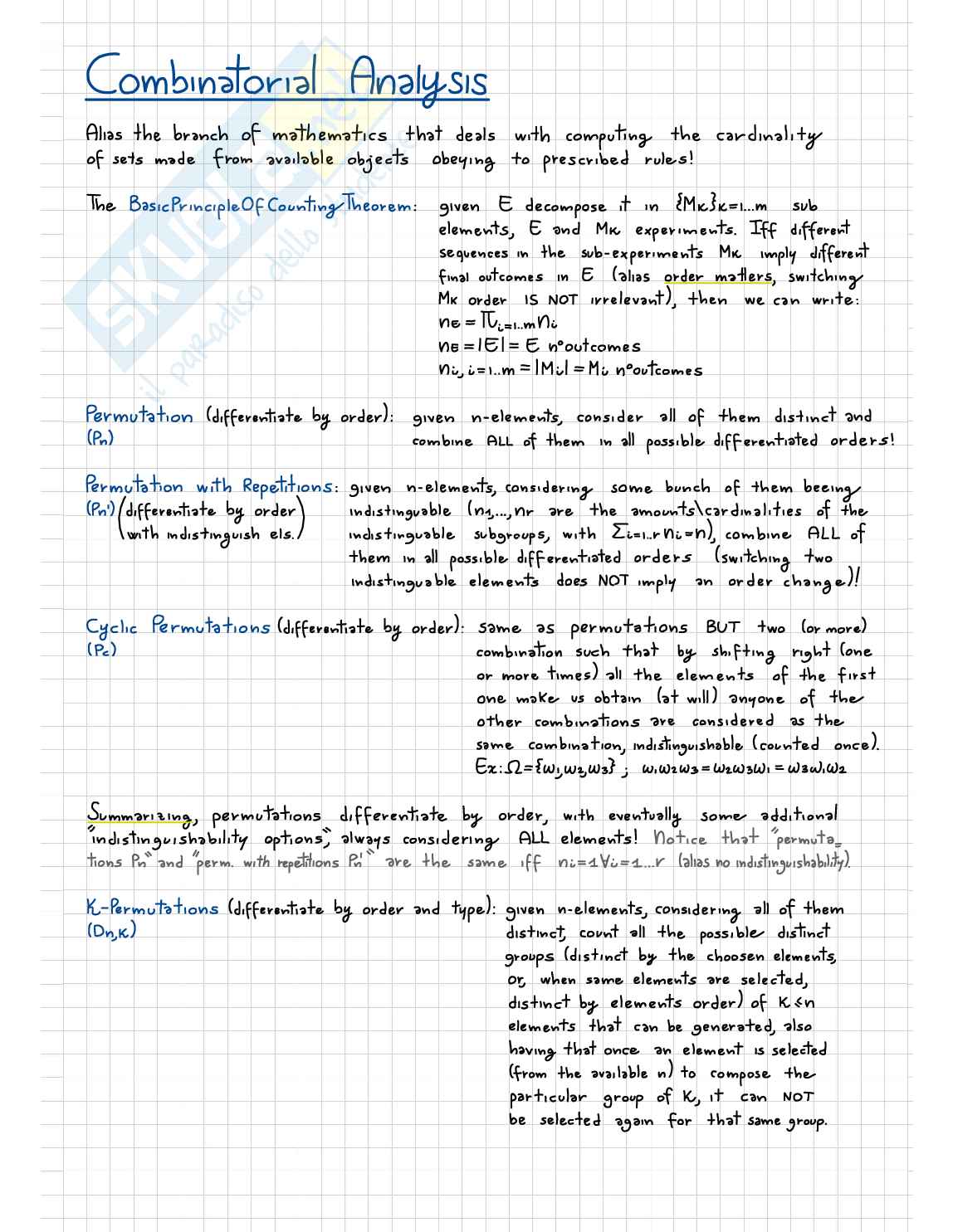 Matheatical Methods, Appunti - random variables Pag. 6