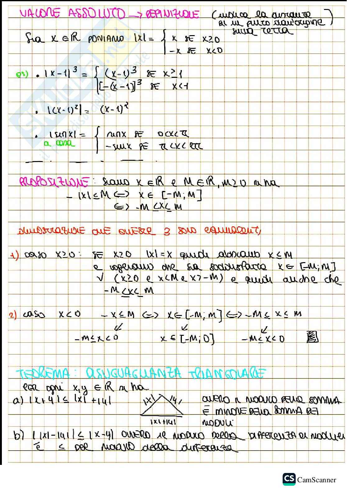 Valore assoluto e maggioranti  Pag. 1