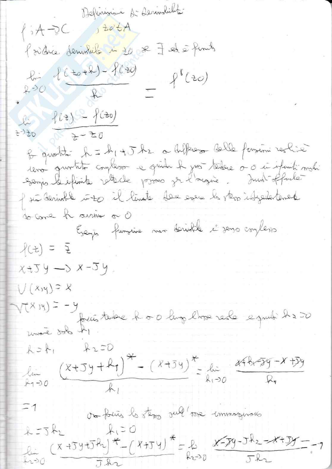 Titolo: Metodi matematici appunti del corso - Quaderno 1 Pag. 31