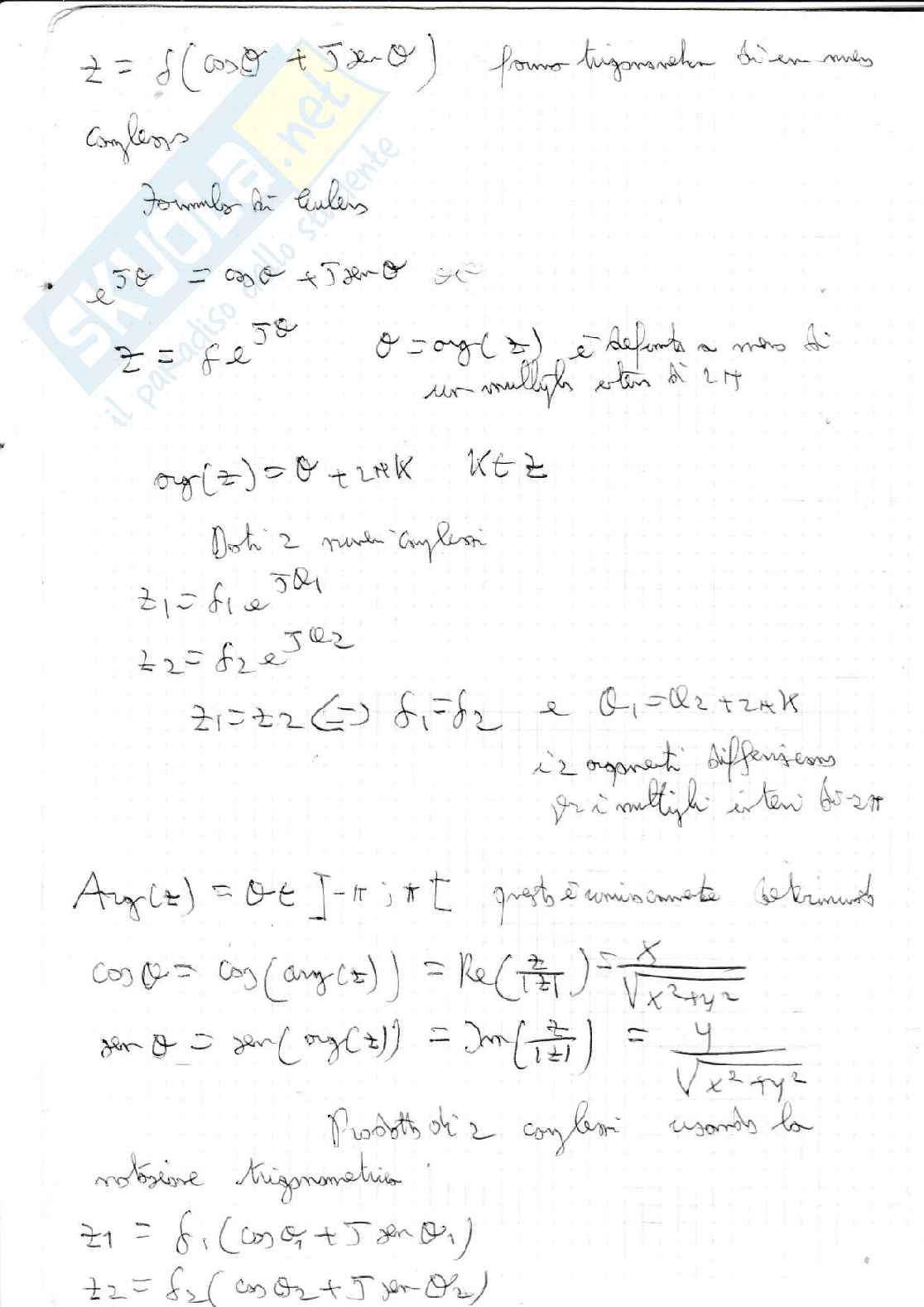 Titolo: Metodi matematici appunti del corso - Quaderno 1 Pag. 6