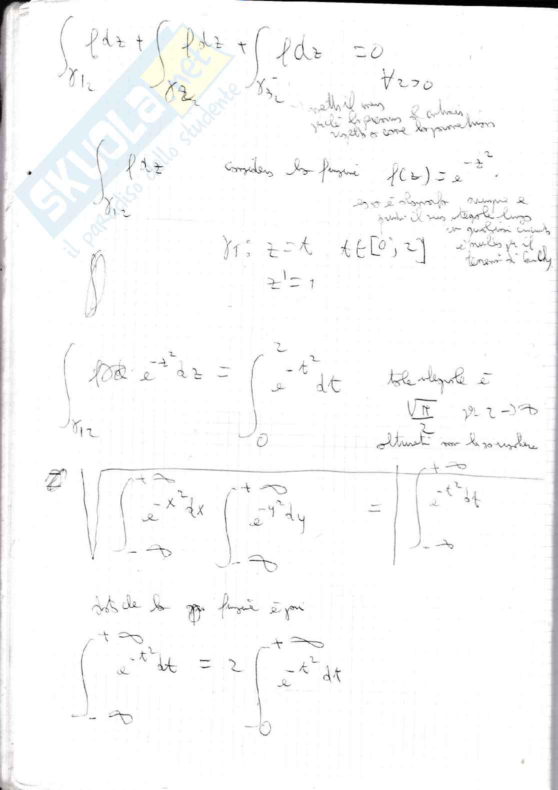 Titolo: Metodi matematici appunti del corso - Quaderno 1 Pag. 76