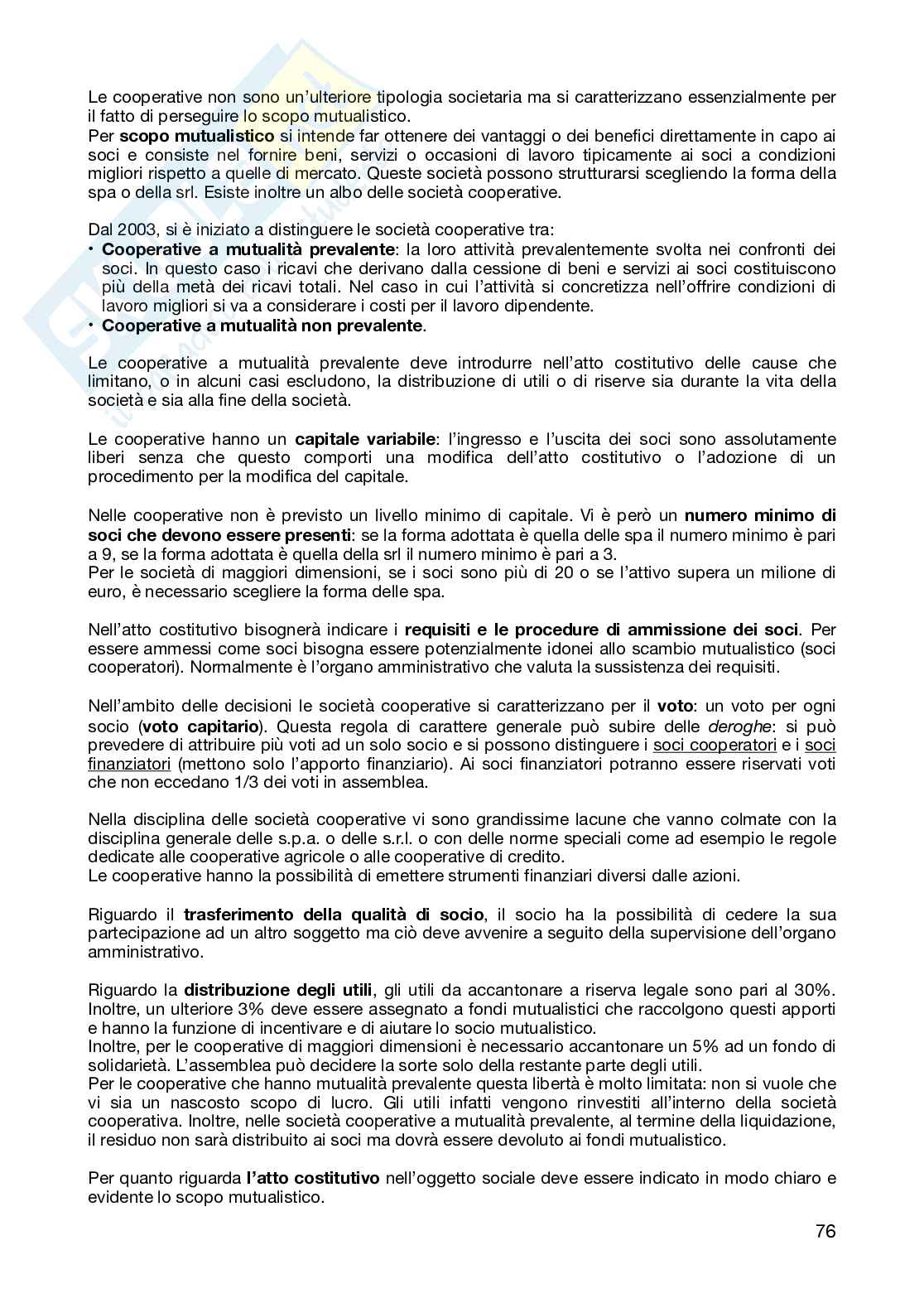 Appunti di Diritto commerciale Pag. 76