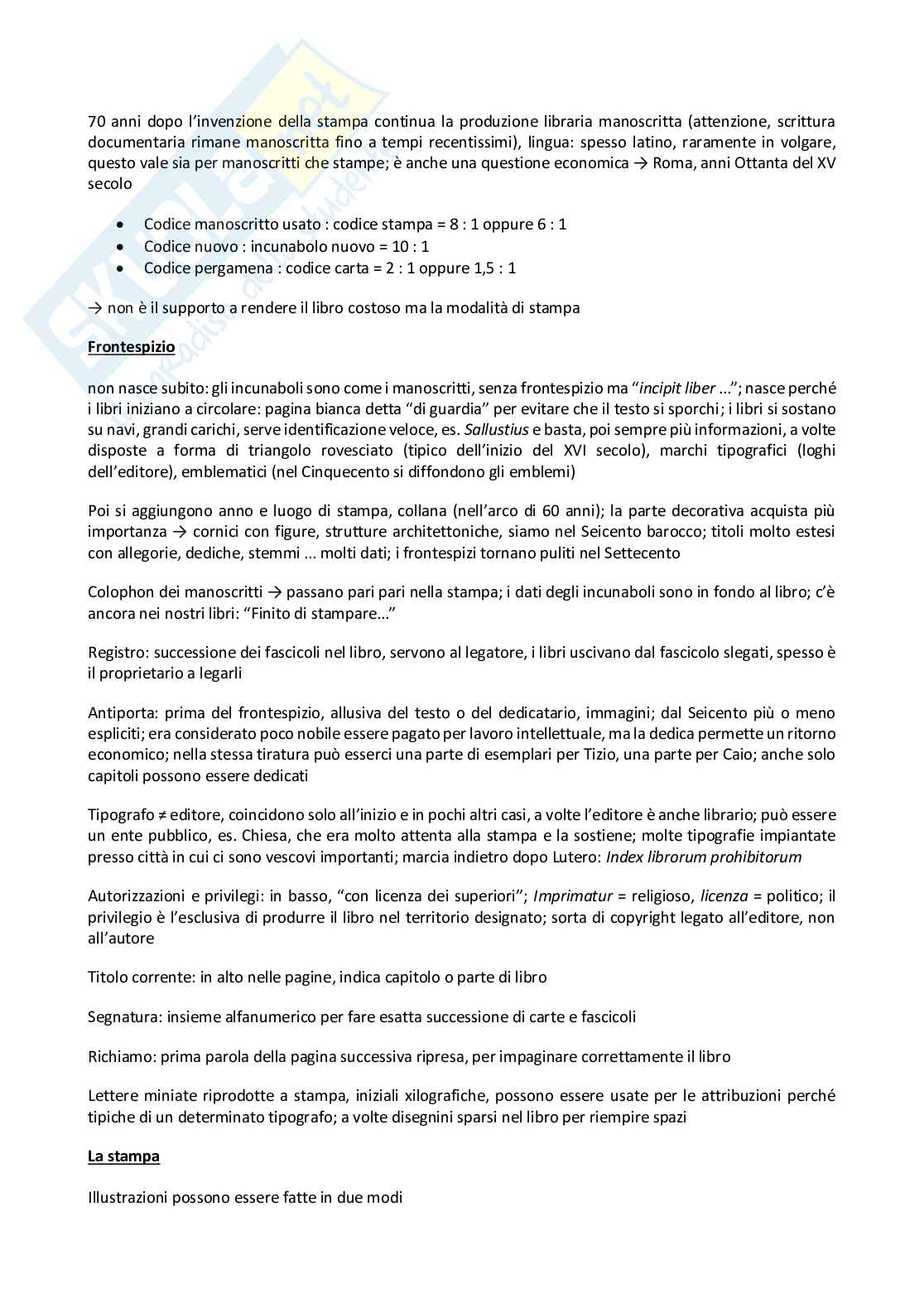 Appunti Bibliografia e Bibliotoeconomia   Pag. 11