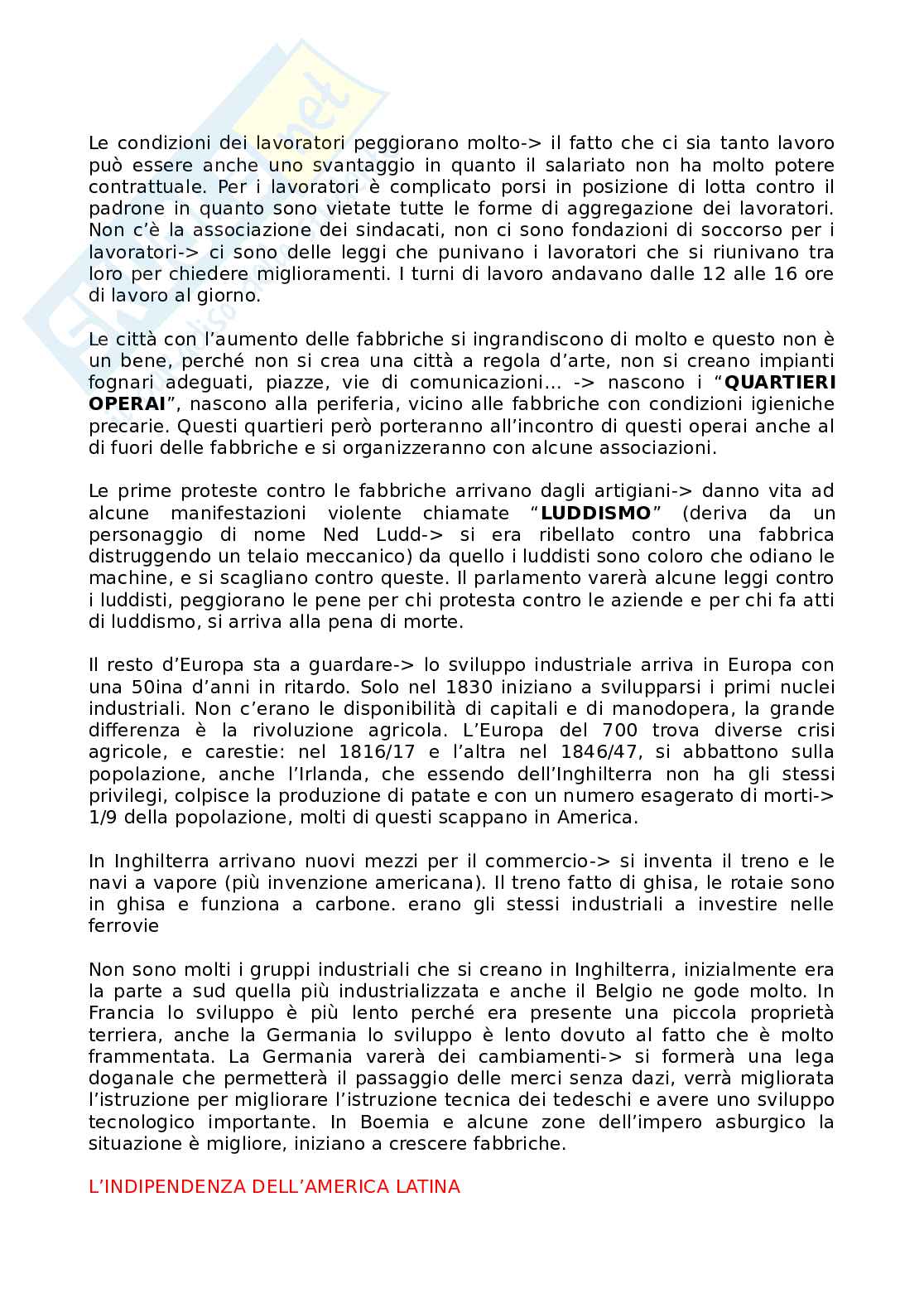 Rivoluzione industriale e americana Pag. 2